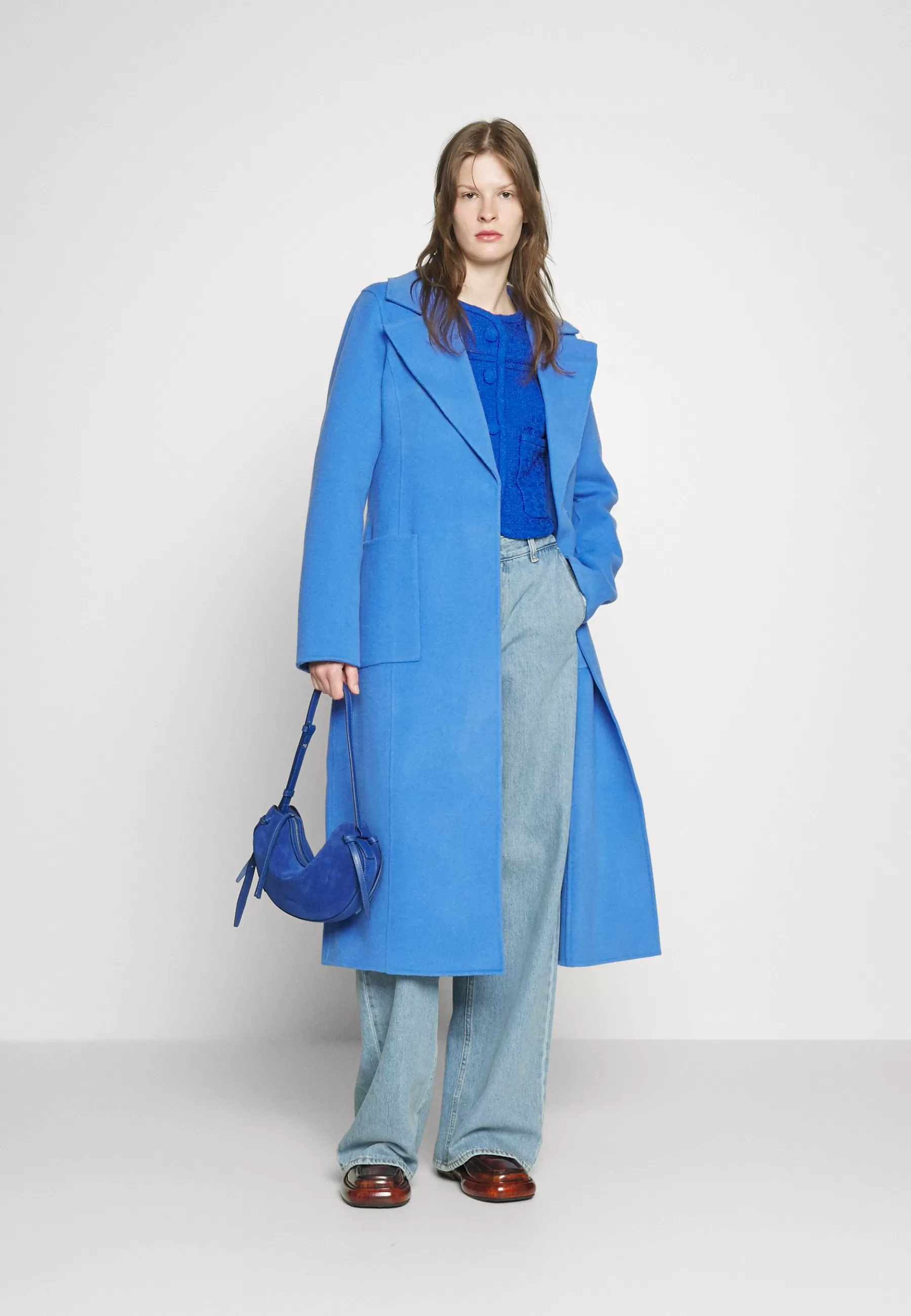 Femme MICHAEL Michael Kors Belted Wrap Style Face Coat - Manteau Classique