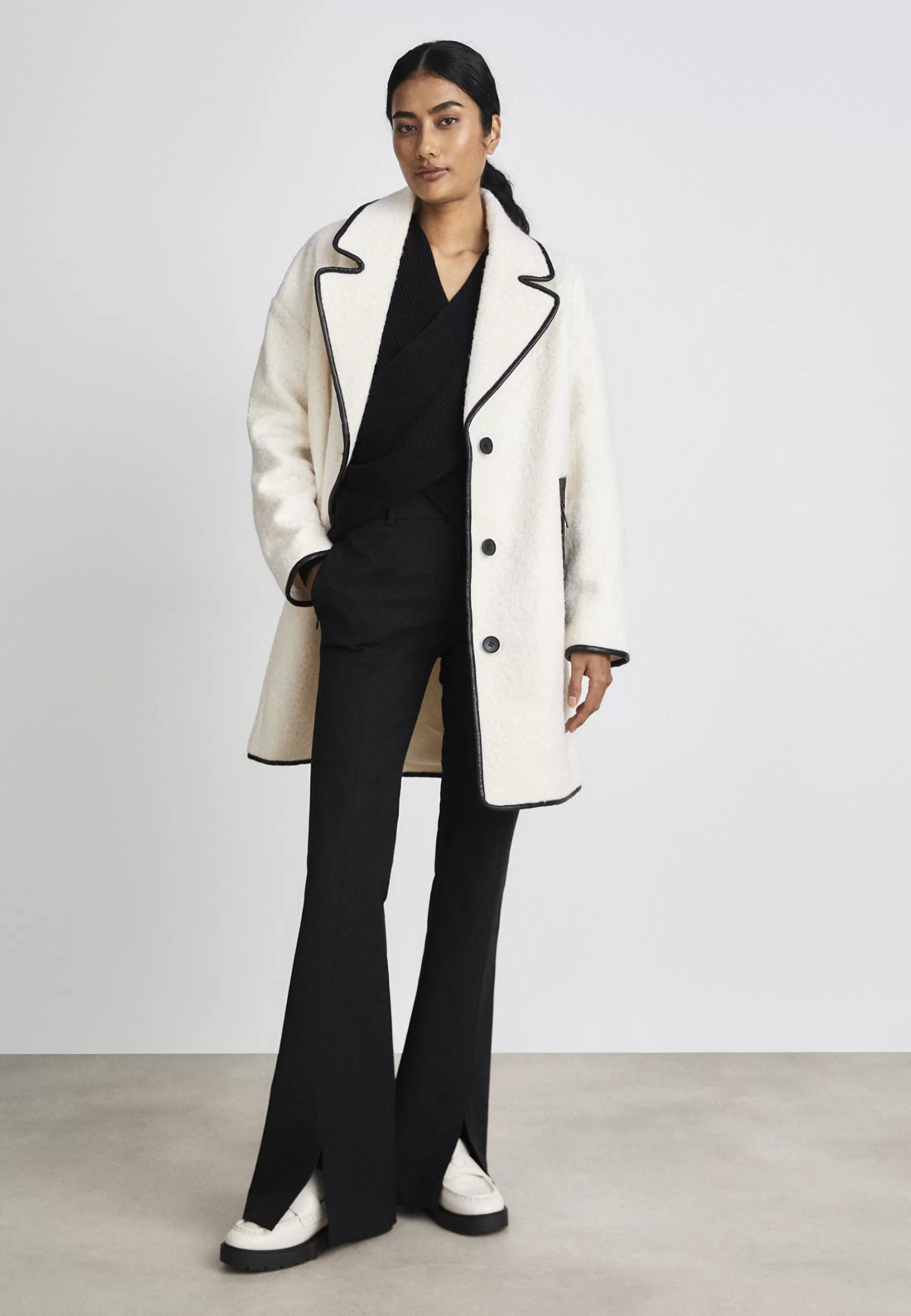 Femme DKNY Button Coat - Manteau Classique