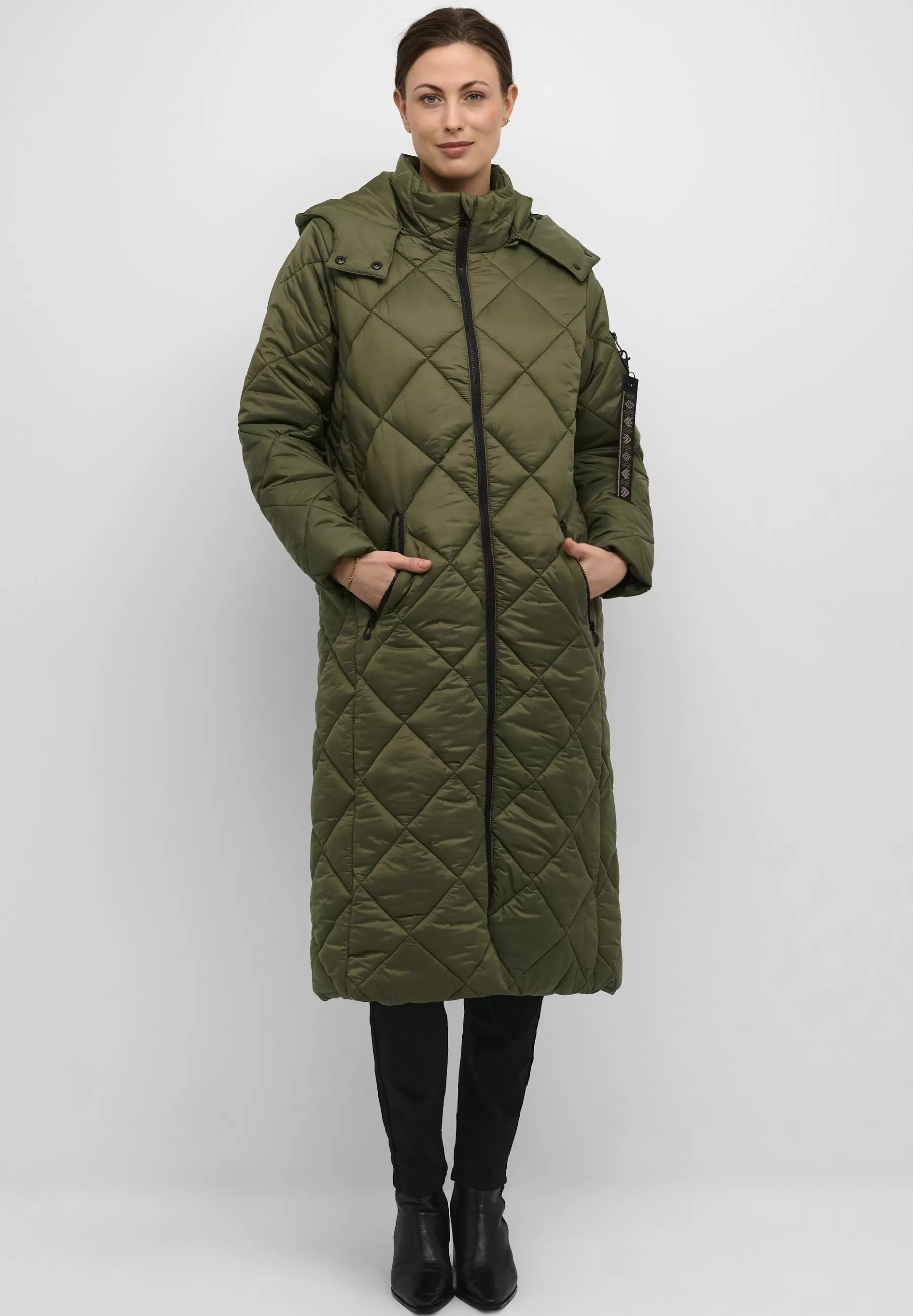 Femme Cream Crgaiagro Long - Manteau D'Hiver