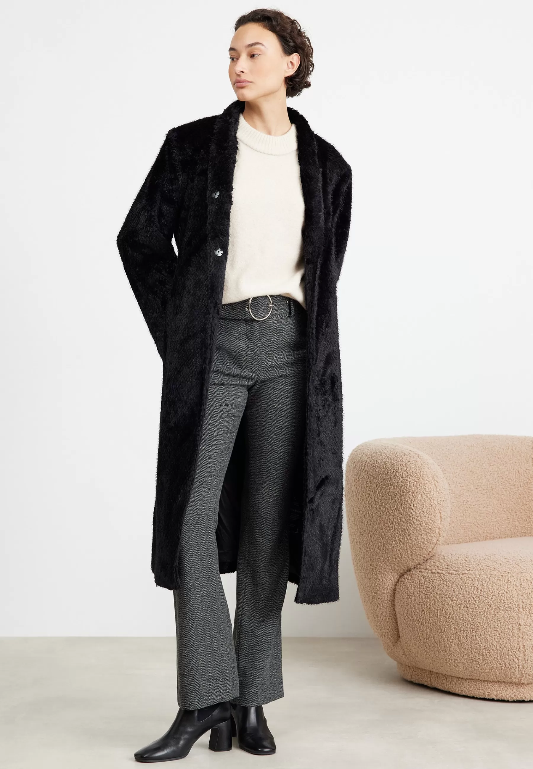 Femme Bruuns Bazaar Crown Mette Coat - Manteau D'Hiver