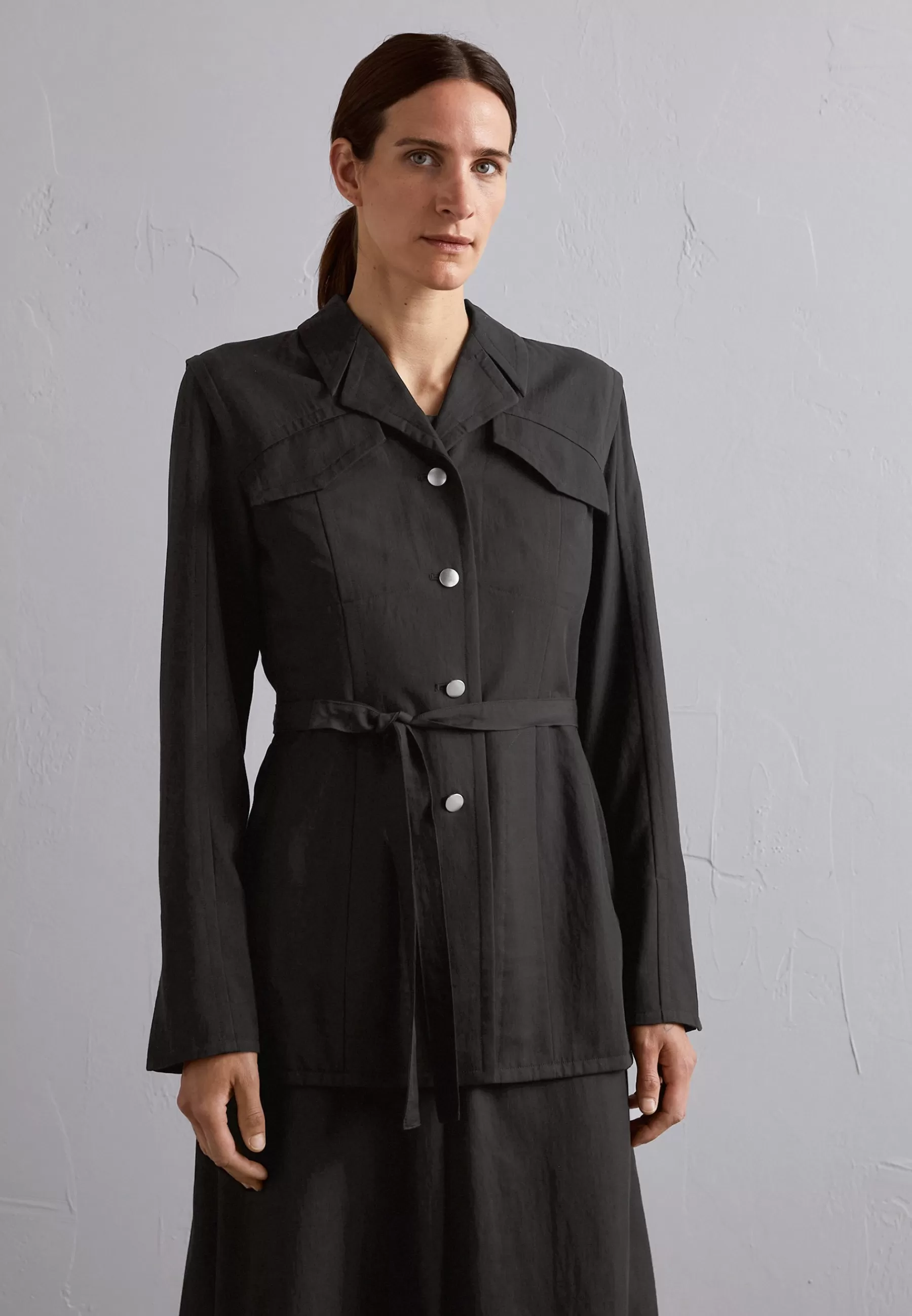 Drapey Suiting Jacket - Manteau Court | Proenza Schouler White Label Store
