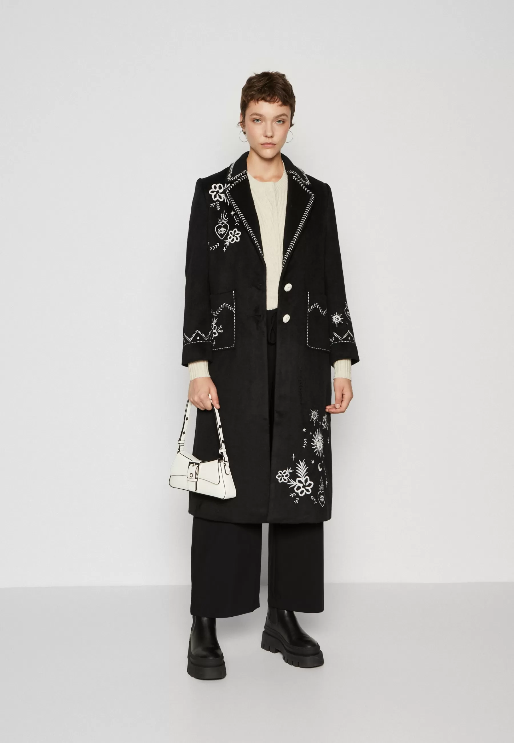 Femme Never Fully Dressed Embroidered Geneva Coat - Manteau Classique