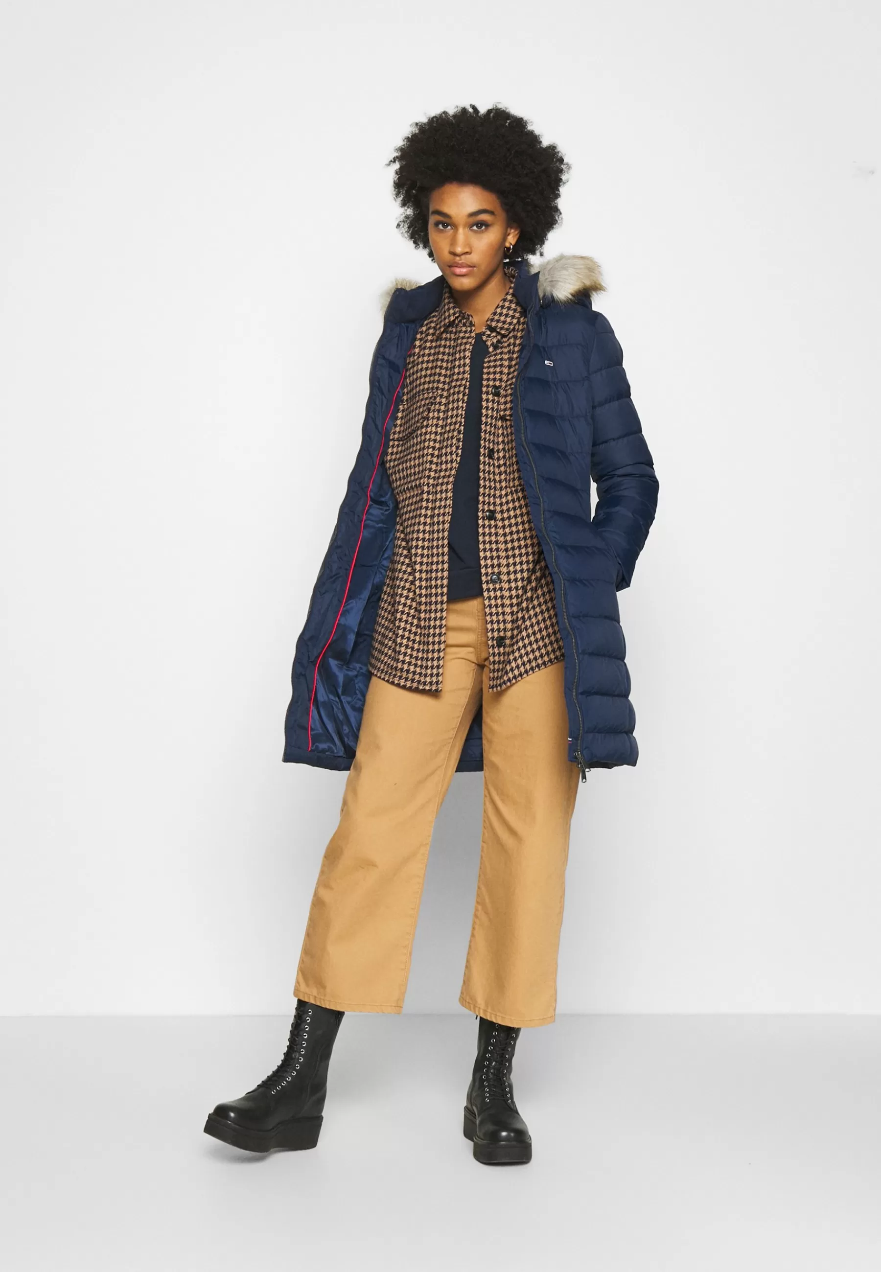Femme Tommy Jeans Essential Hooded - Doudoune