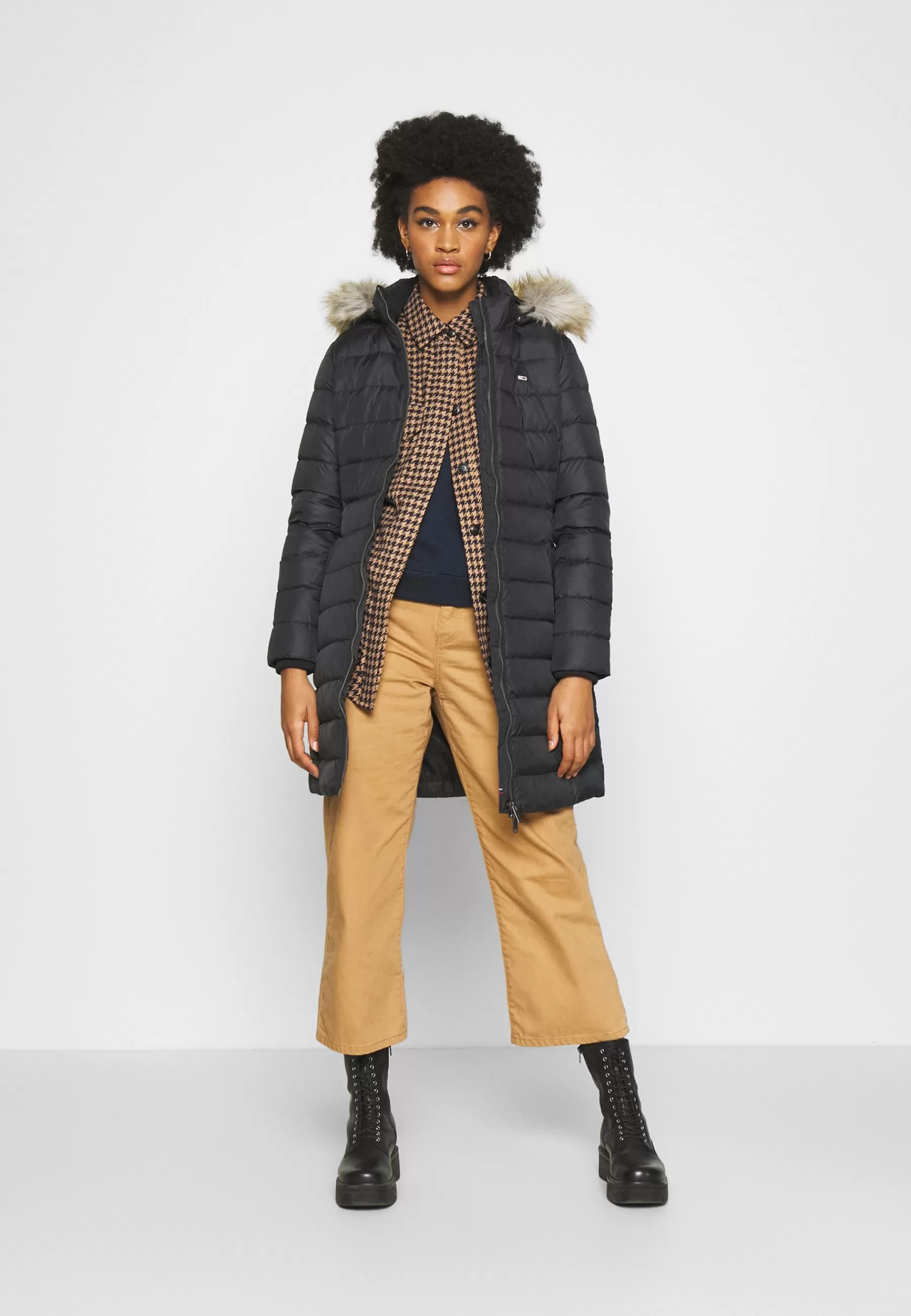 Femme Tommy Jeans Essential Hooded - Doudoune