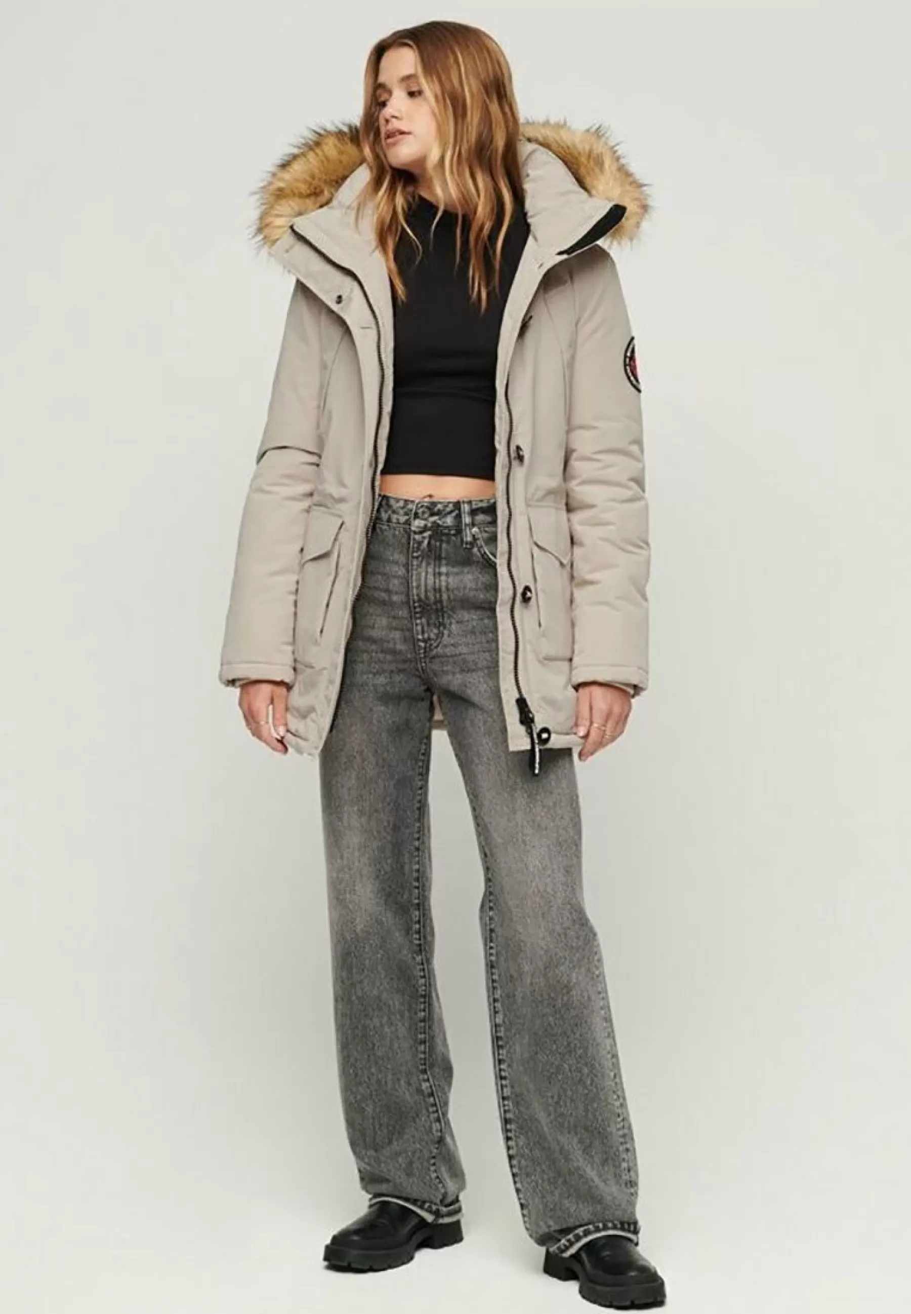 Femme Superdry Everest Hooded - Parka