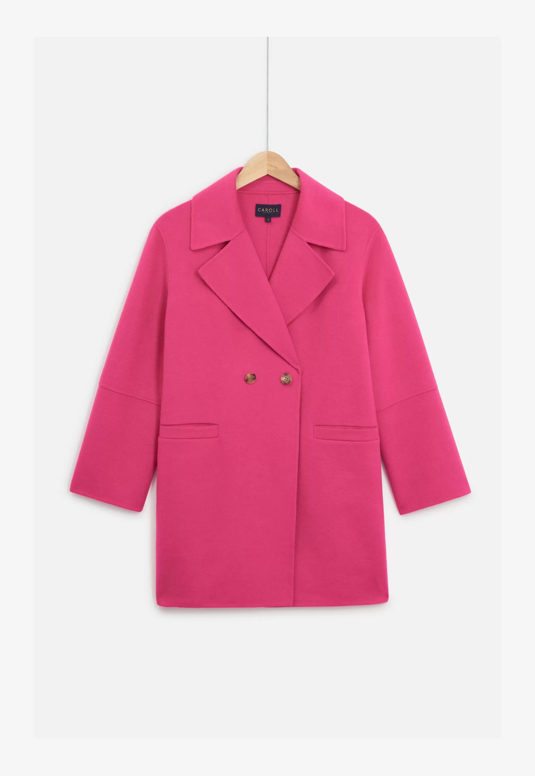Femme Caroll French Brand Fashion Elegant Modern Wil - Manteau Court
