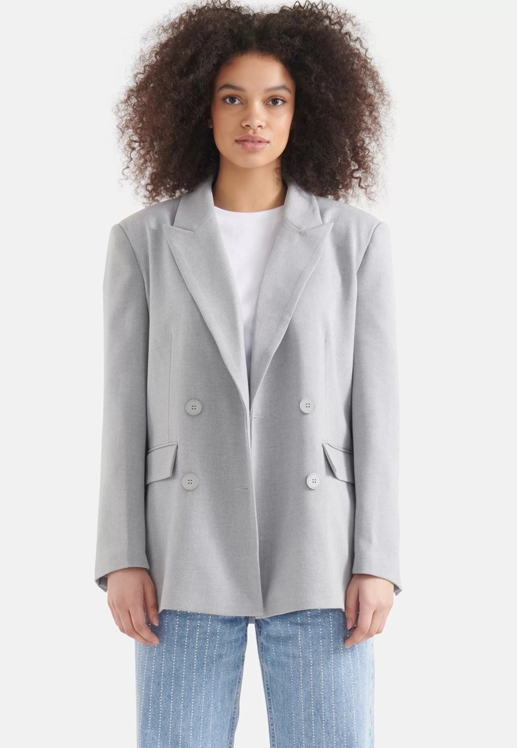 Geborduurde - Manteau Court | Shoeby Clearance