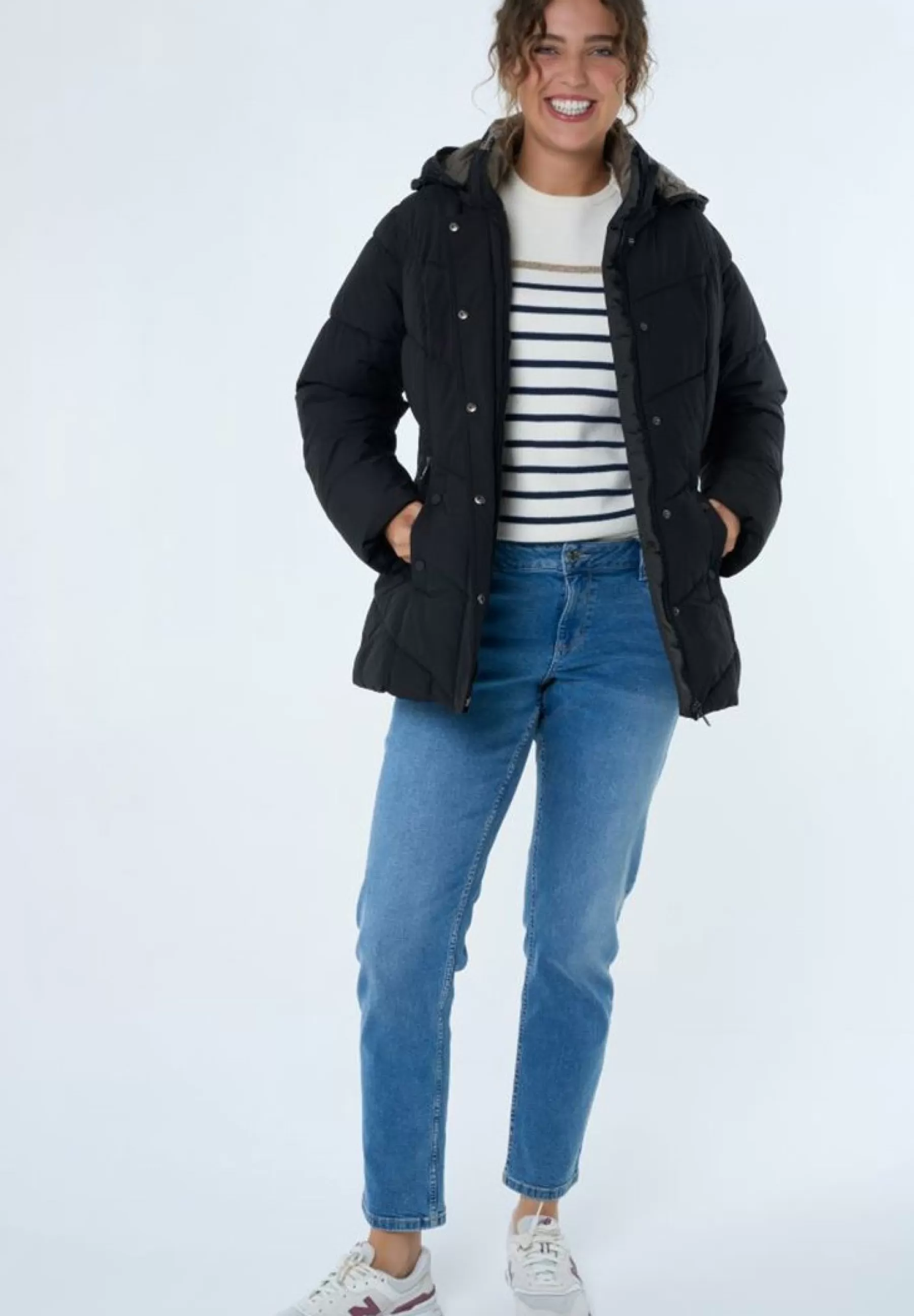 Femme MS Mode Gewatteerde - Manteau D'Hiver