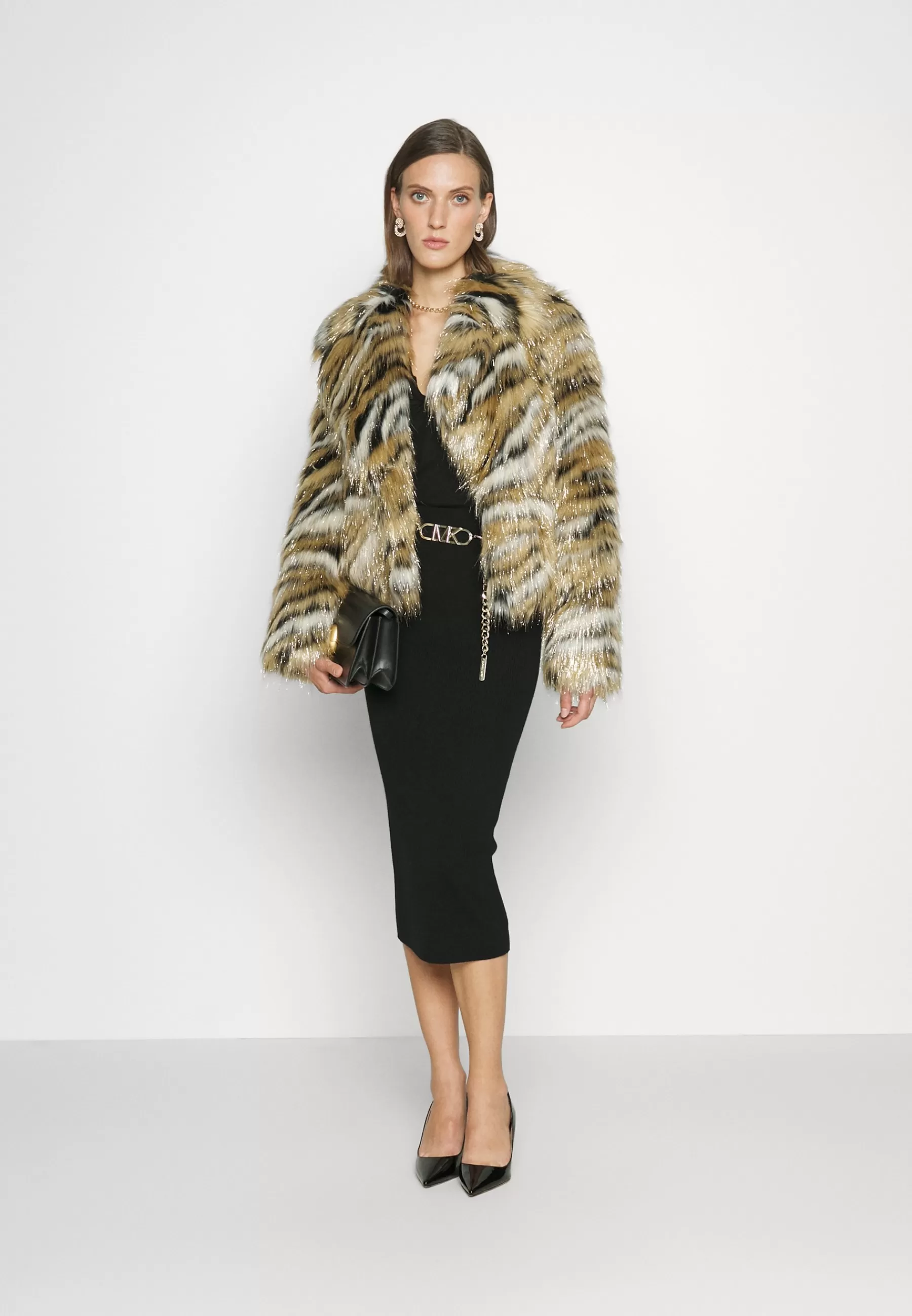 Femme MICHAEL Michael Kors Glam Tiger Coat - Manteau D'Hiver
