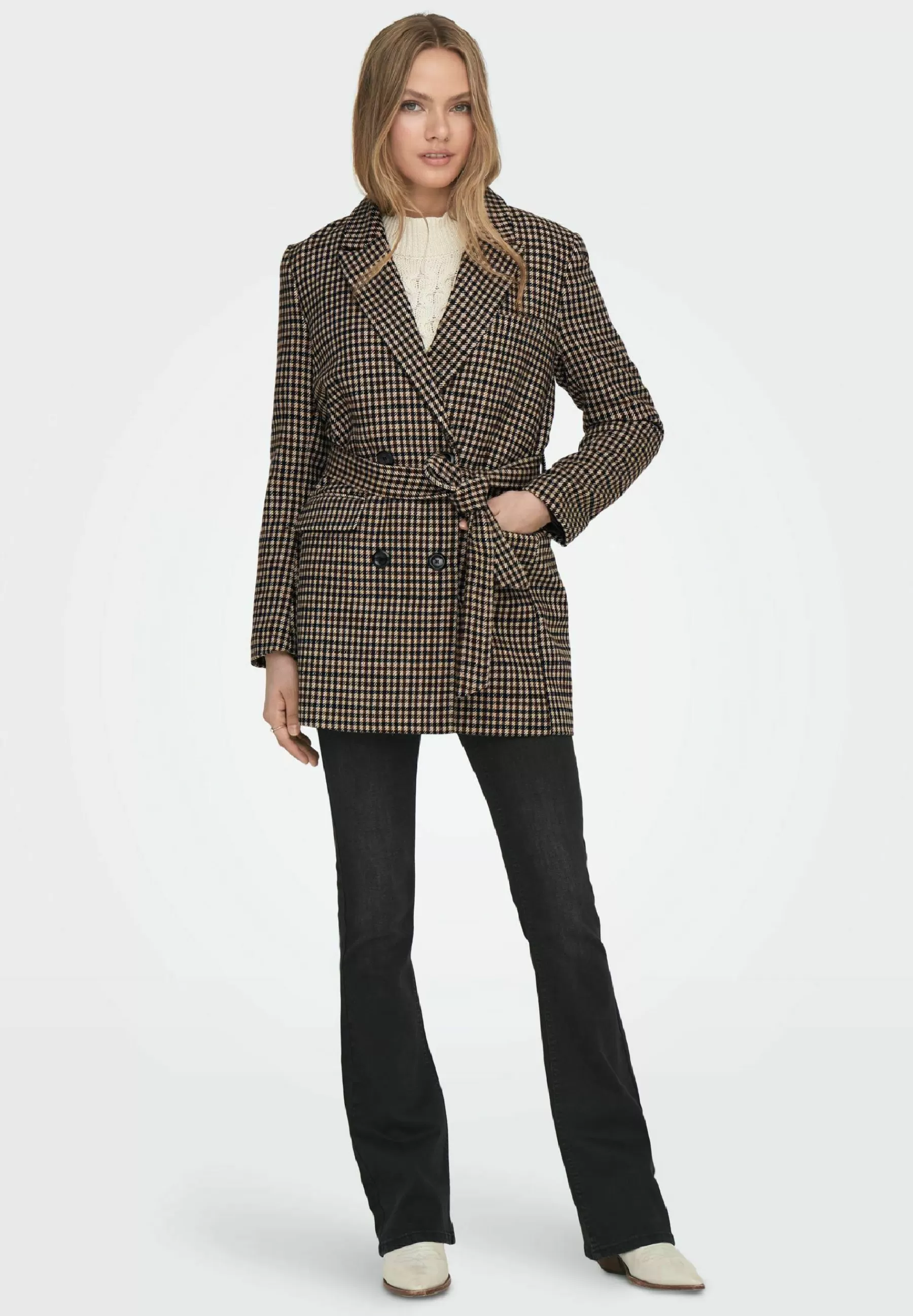 Karierter - Manteau Court | ONLY Online