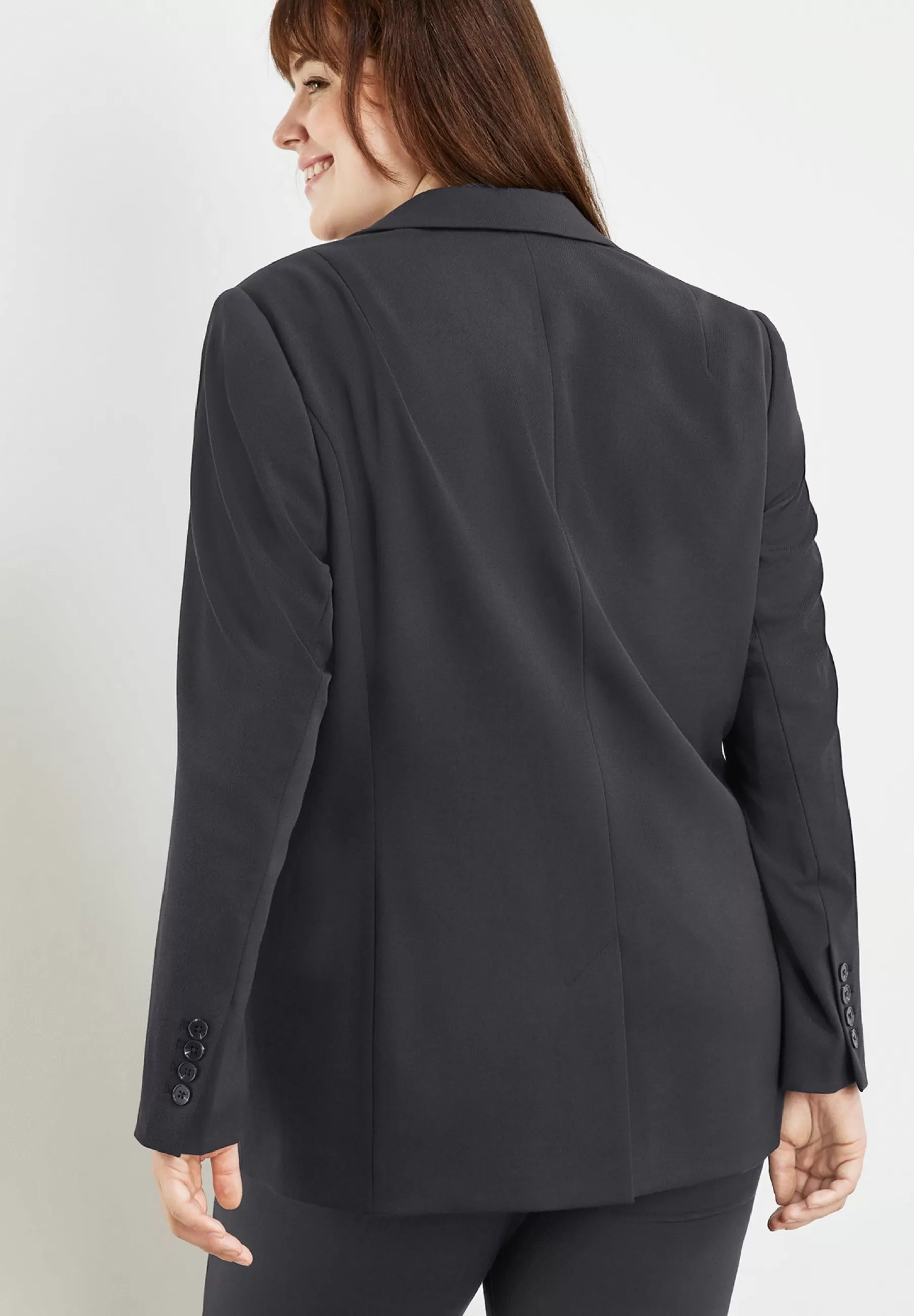 Langarm Taillierter - Manteau Court | Samoon Discount