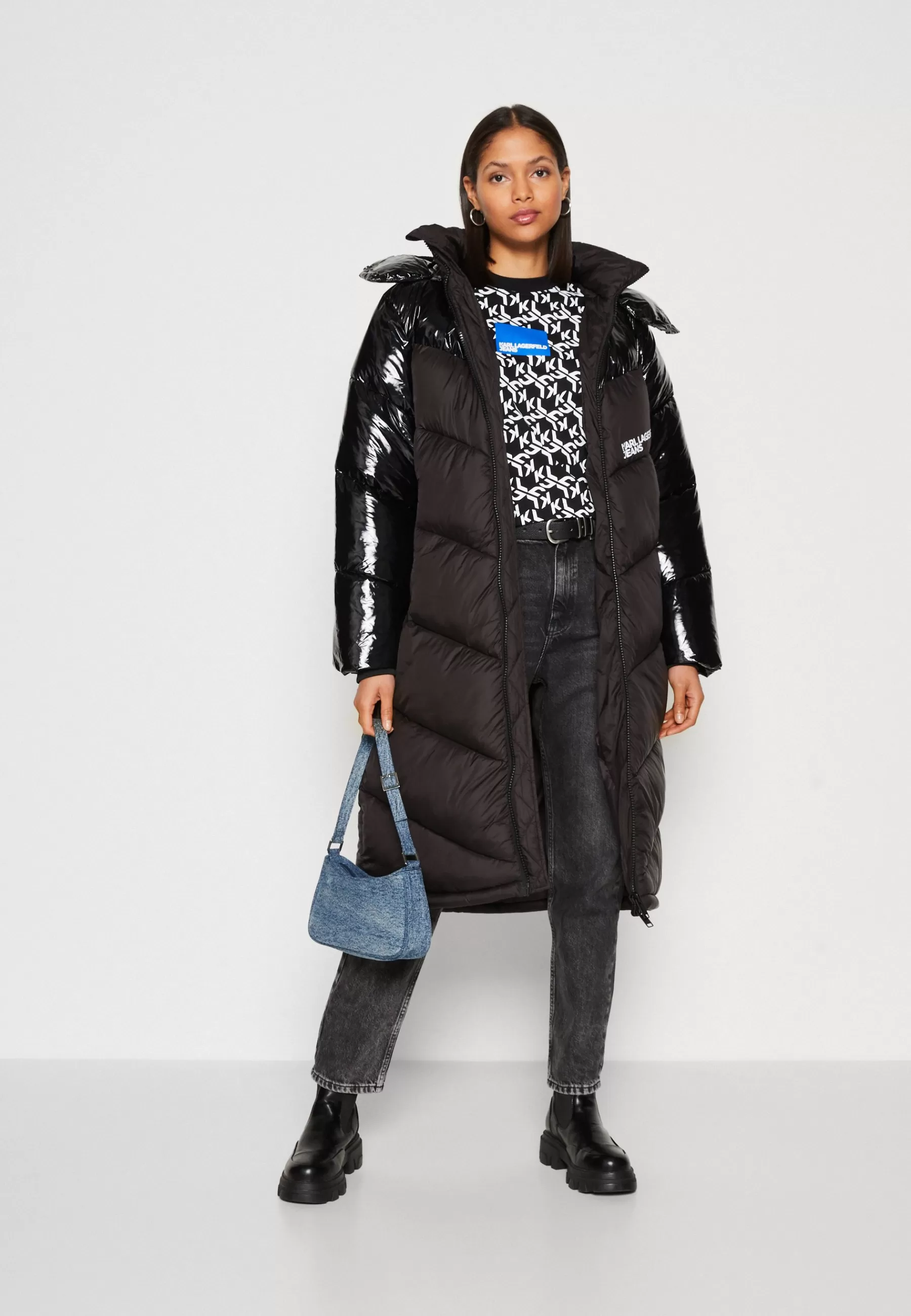Femme Karl Lagerfeld Jeans Long Puffer - Manteau D'Hiver
