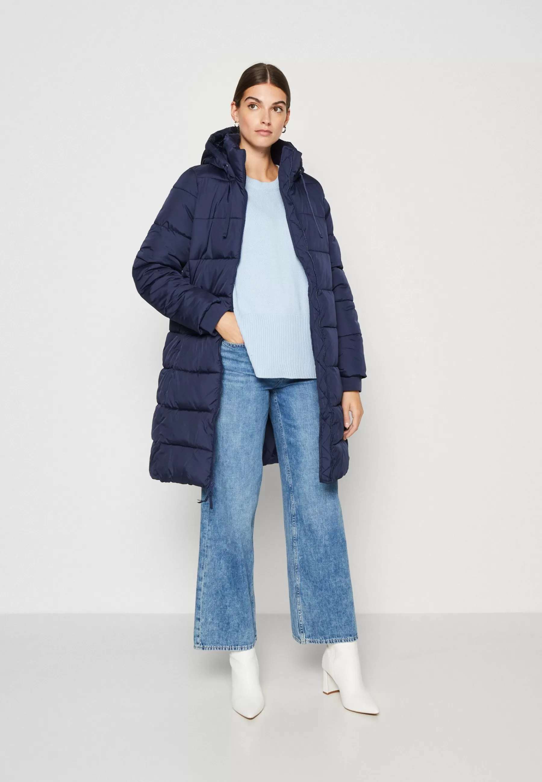 Femme GAP Long Puffer Coat - Manteau D'Hiver