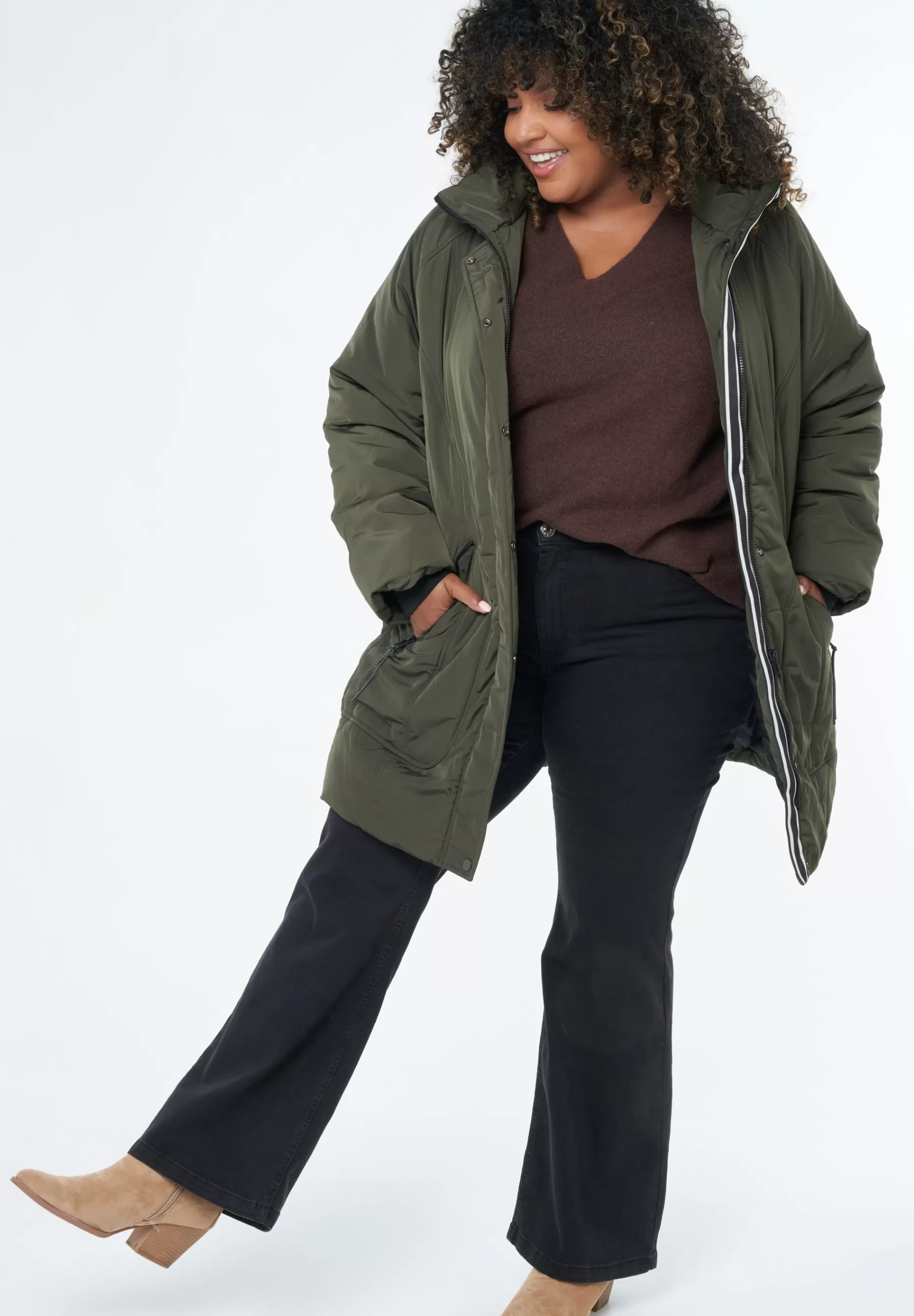 Femme MS Mode Manteau D'Hiver