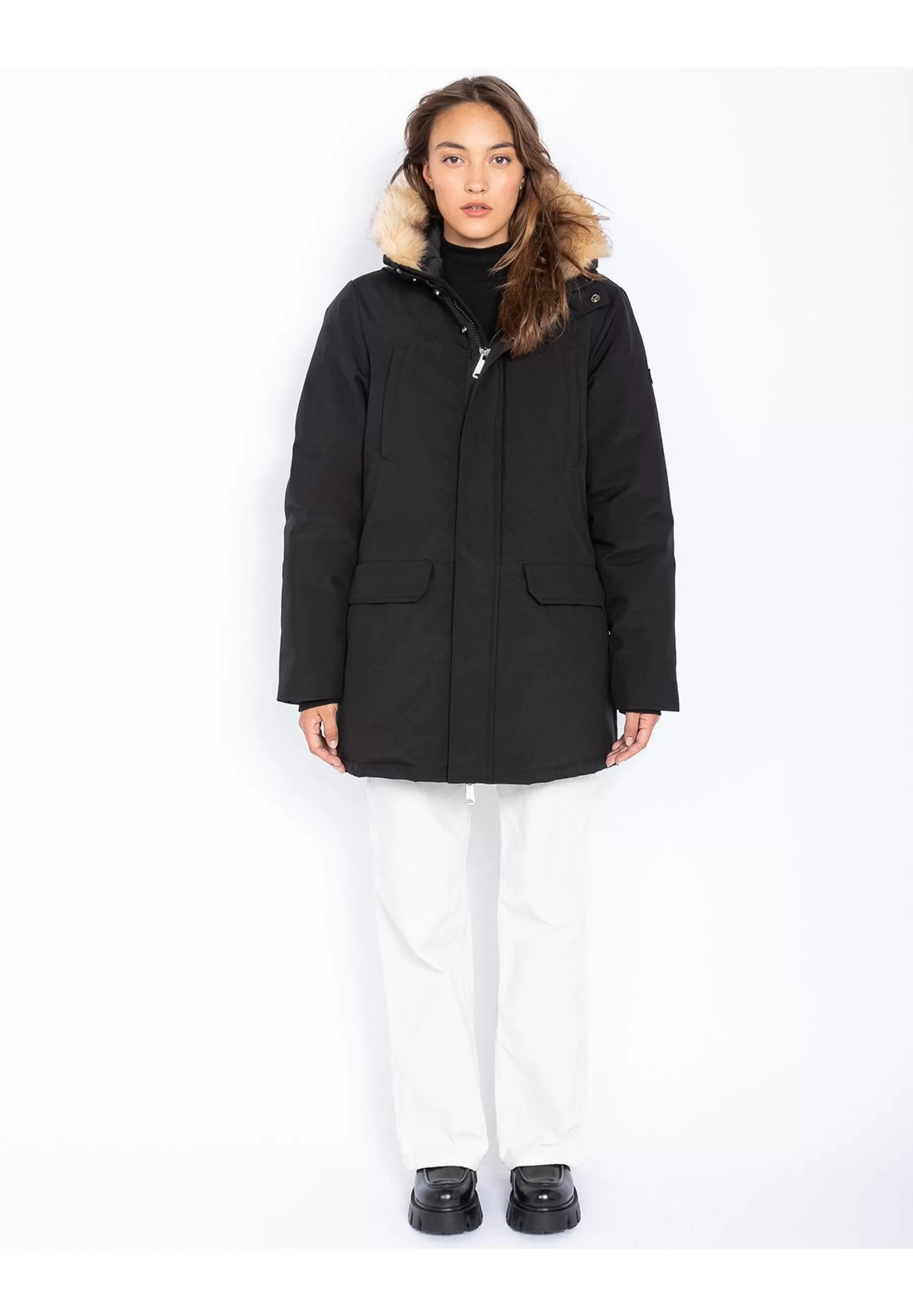 Femme Schott Manteau D'Hiver
