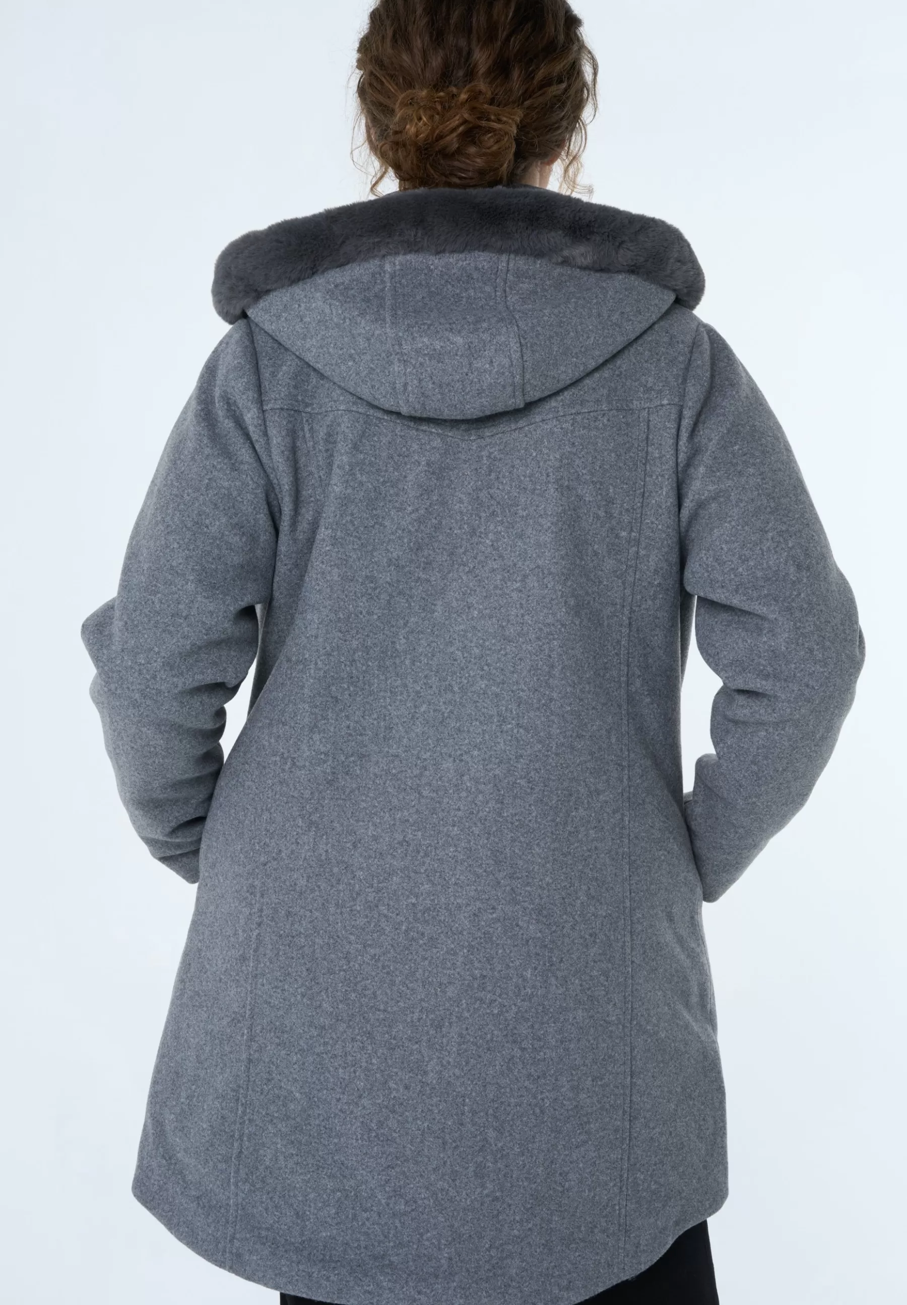 Met Wol Look - Manteau Court | MS Mode Hot