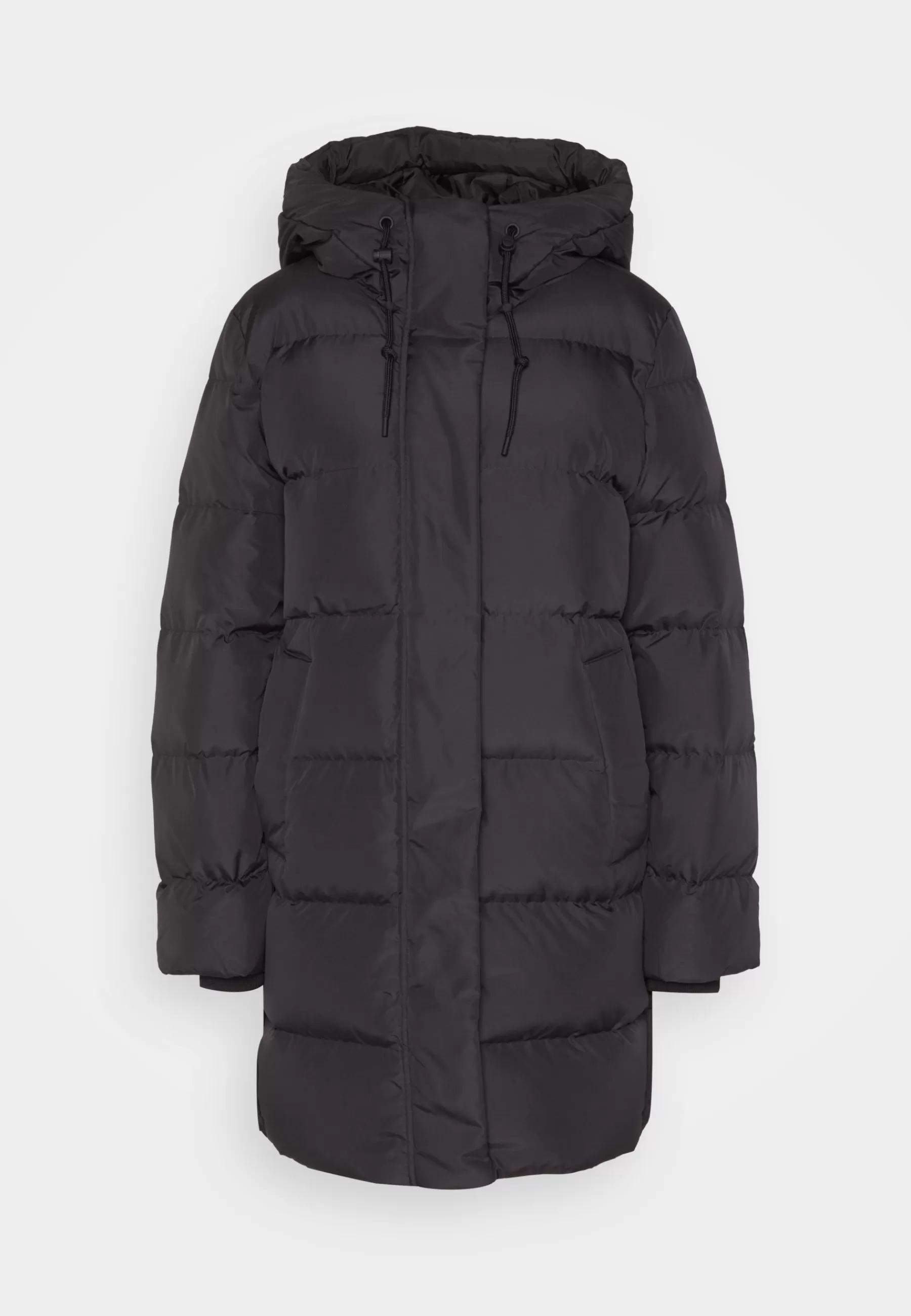 Femme Marc O'Polo DENIM Midi Responsible Puffer With Hood Welt Pockets Sideseam Slits - Doudoune