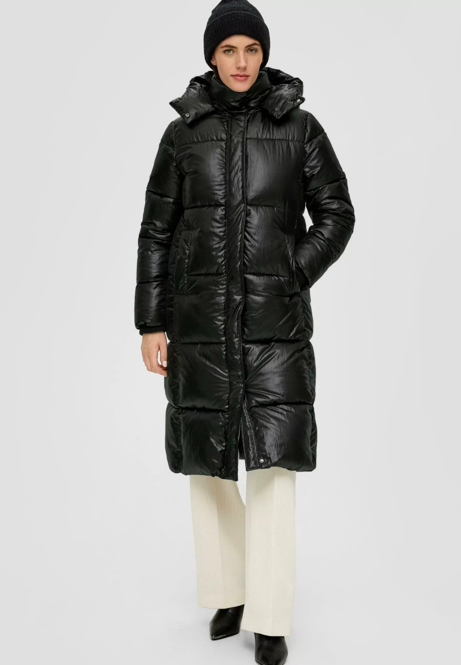 Femme s.Oliver BLACK LABEL Mit Abnehmbarer Kapuze - Manteau D'Hiver