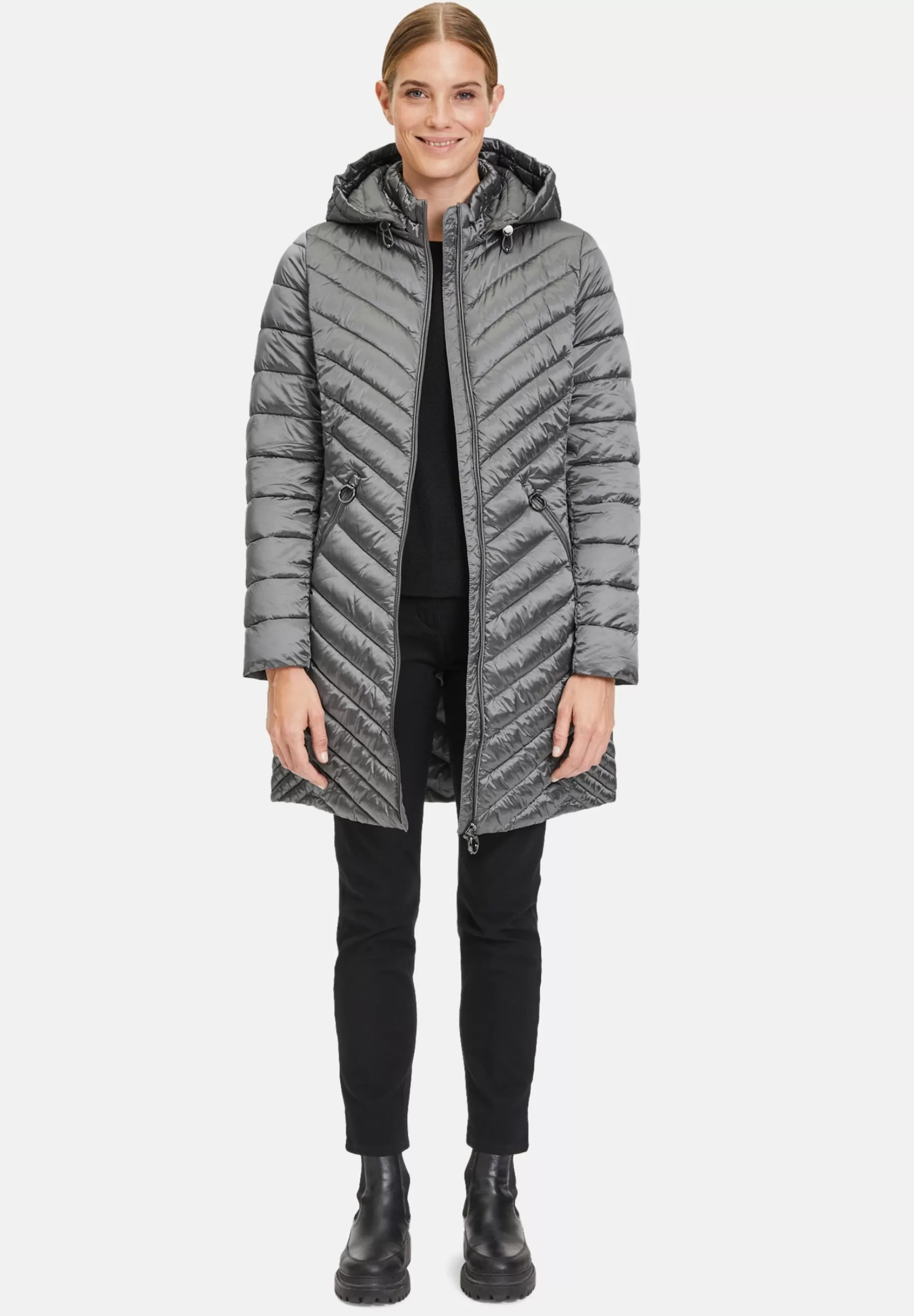 Femme Betty Barclay Mit Abnehmbarer Kapuze - Manteau D'Hiver