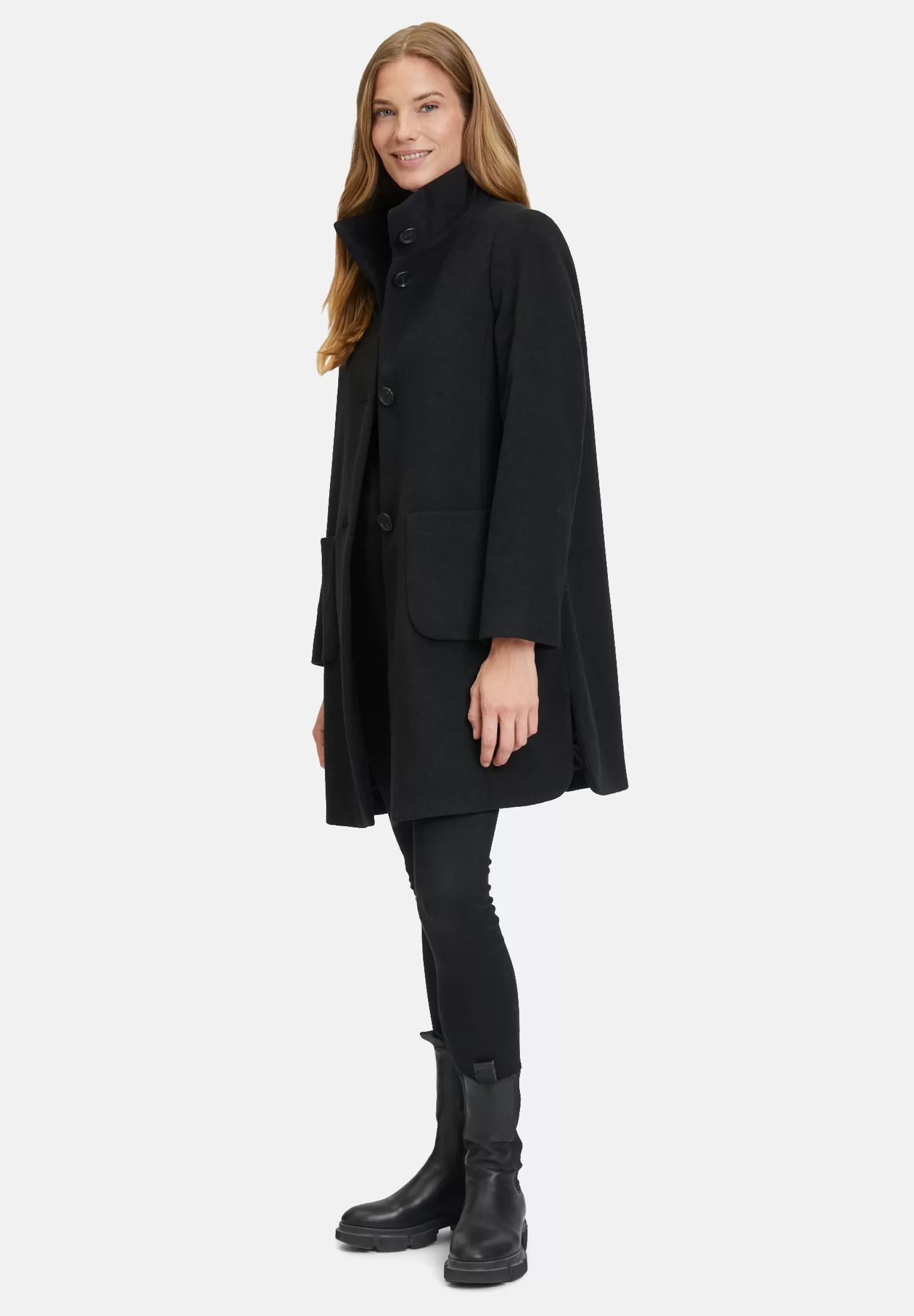 Femme Betty Barclay Mit Hohem Kragen - Manteau Court