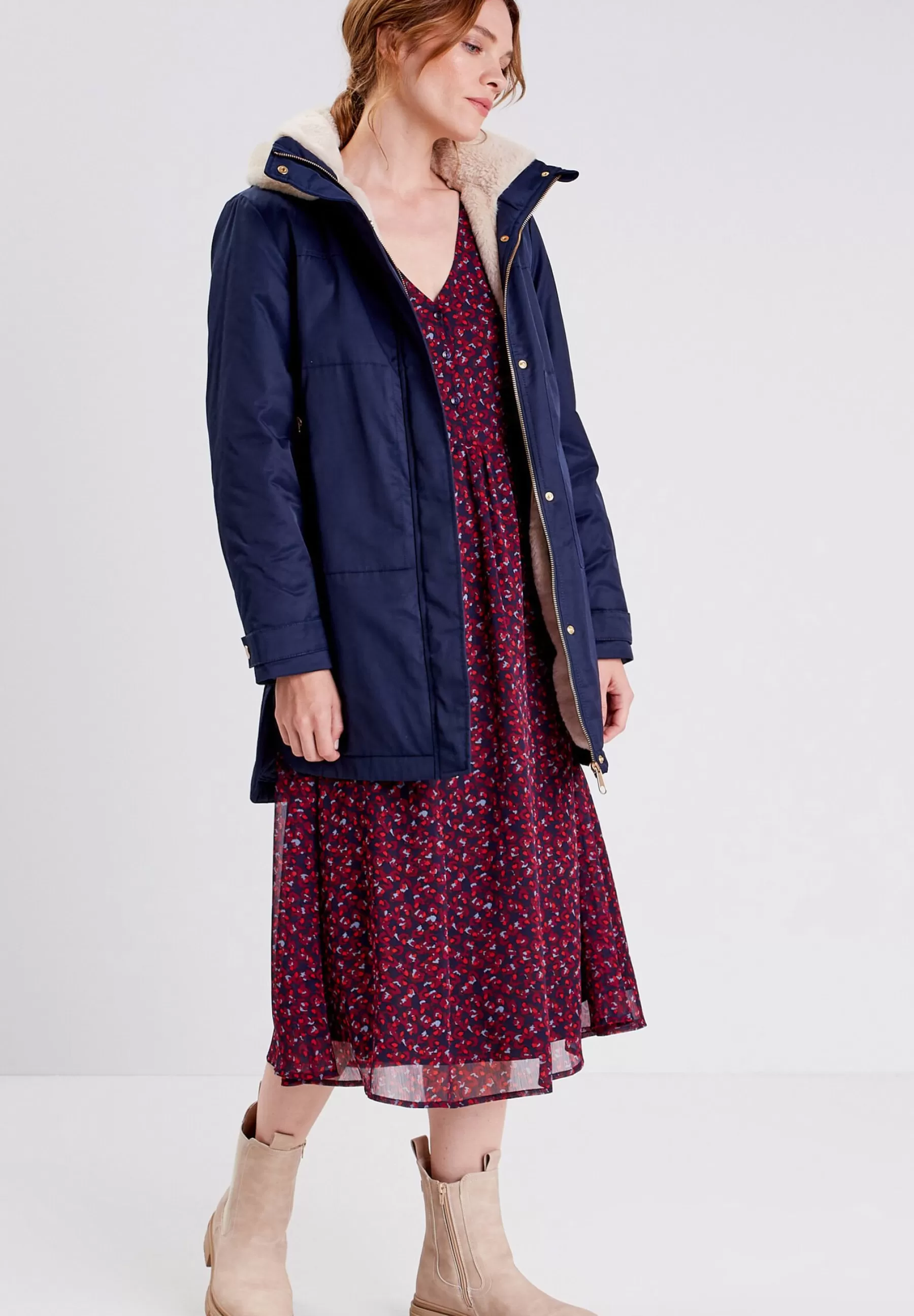 Femme BONOBO Jeans Mit Kapuze - Manteau D'Hiver