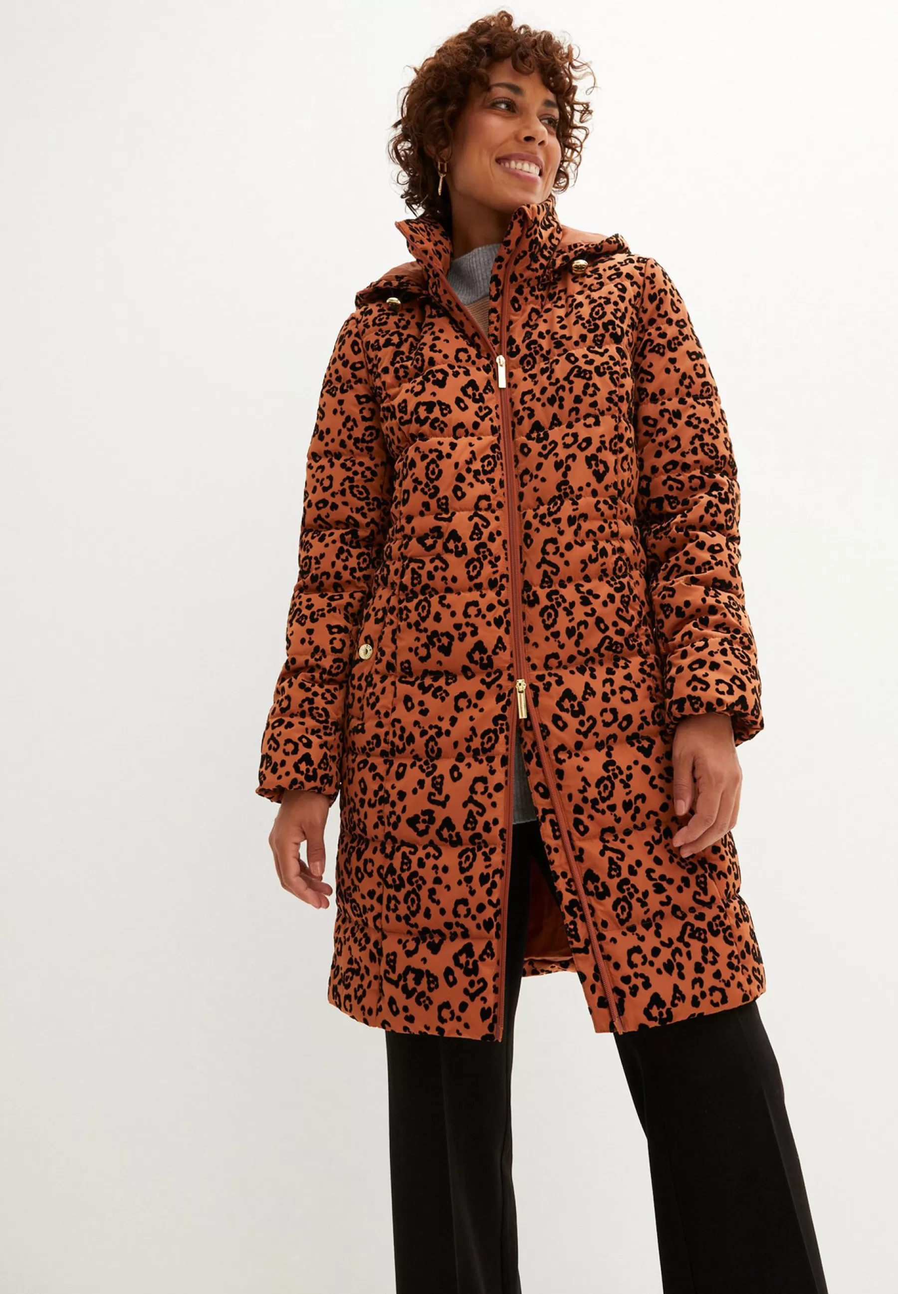 Femme bonprix Mit Leo-Druck - Manteau D'Hiver