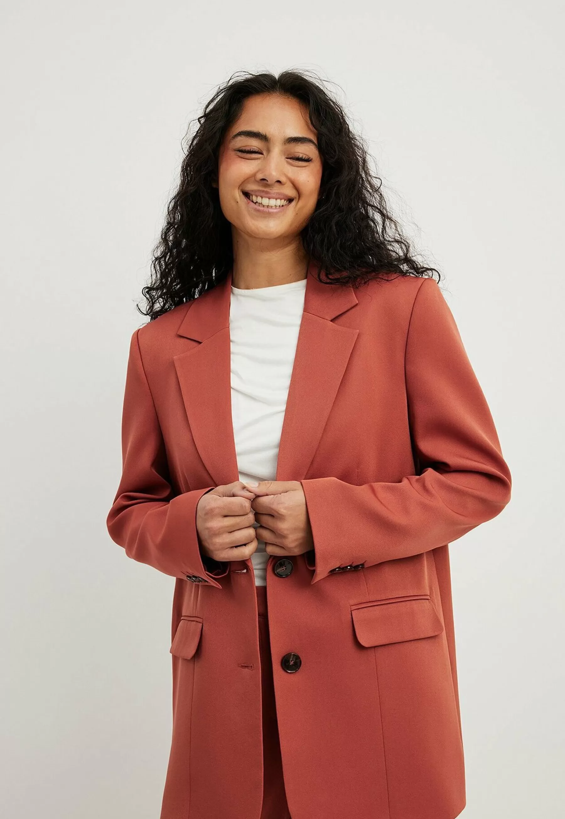 Mit Nahtdetail - Manteau Court | NA-KD Cheap