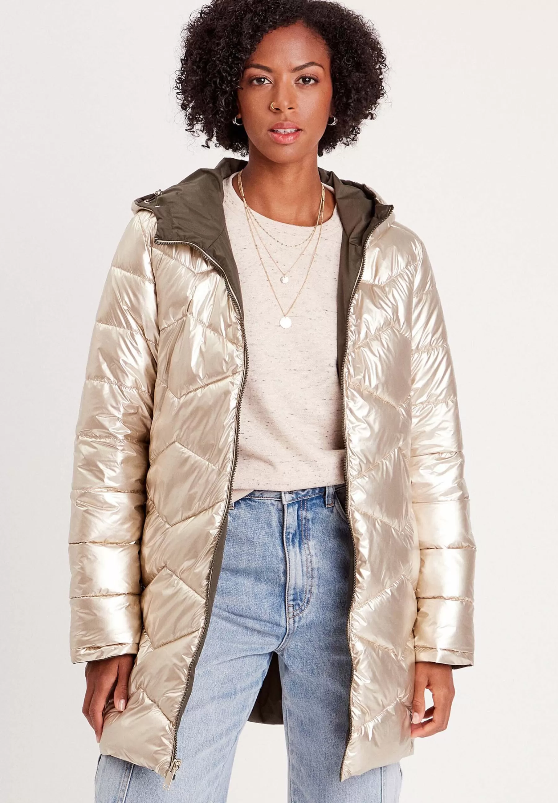 Femme Cache Cache Mit Wende - Manteau D'Hiver