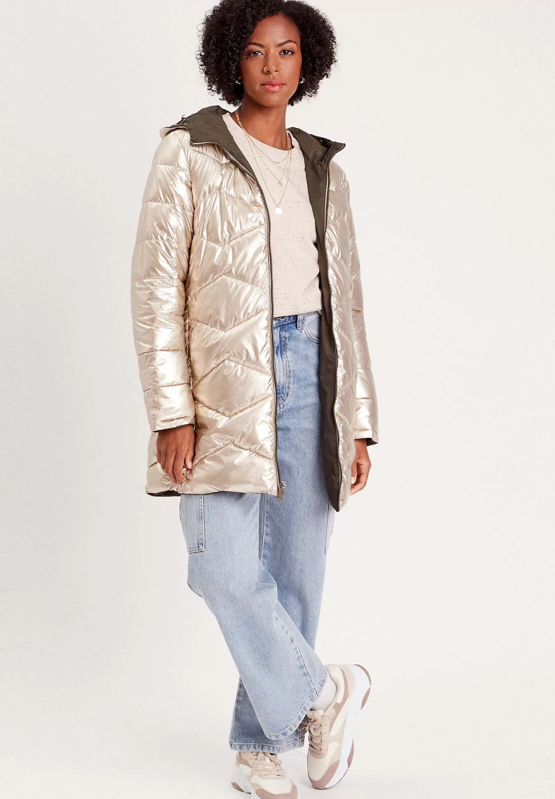 Femme Cache Cache Mit Wende - Manteau D'Hiver