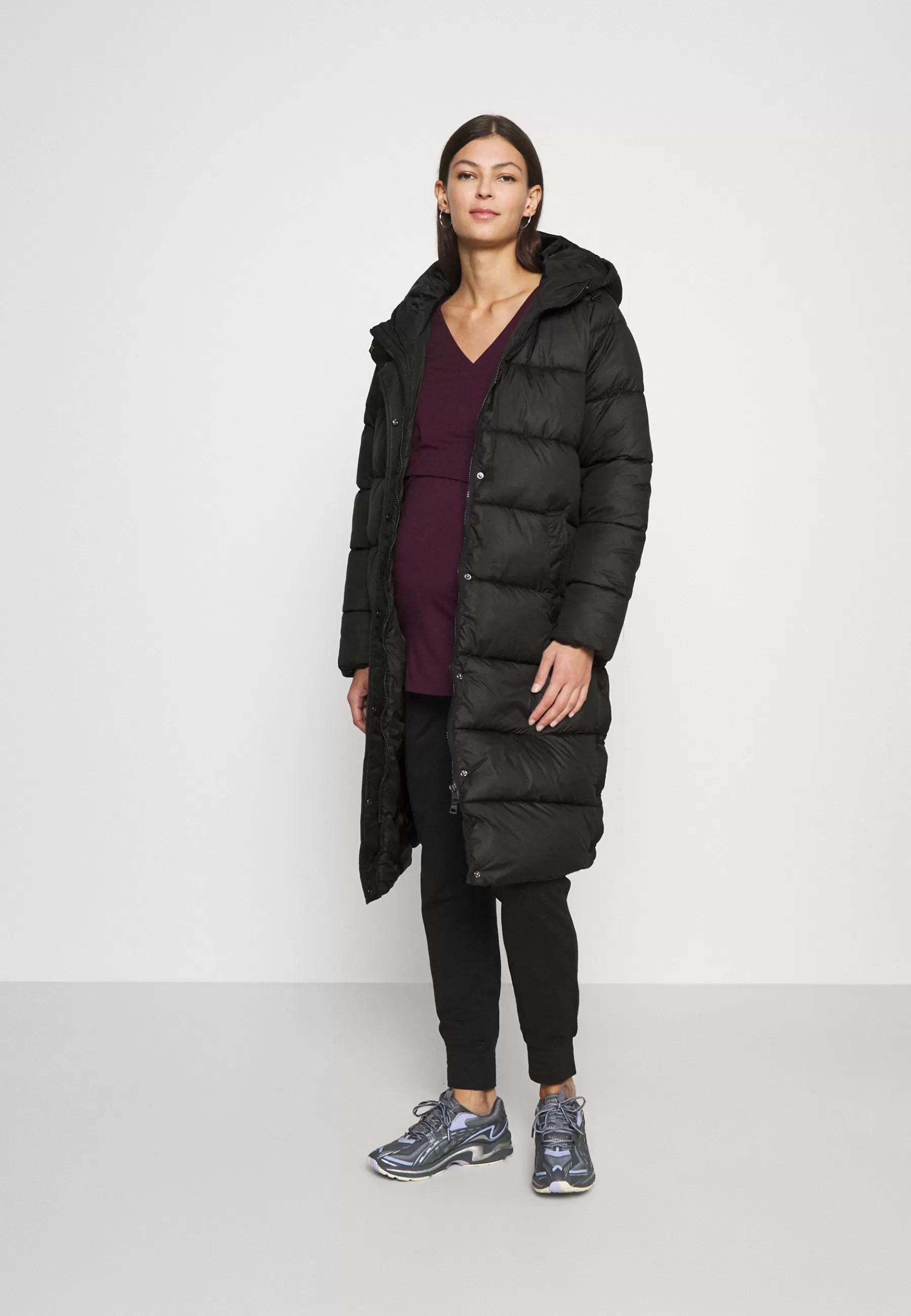 Femme ONLY MATERNITY Olmcammie Long Quilted Coat - Manteau D'Hiver