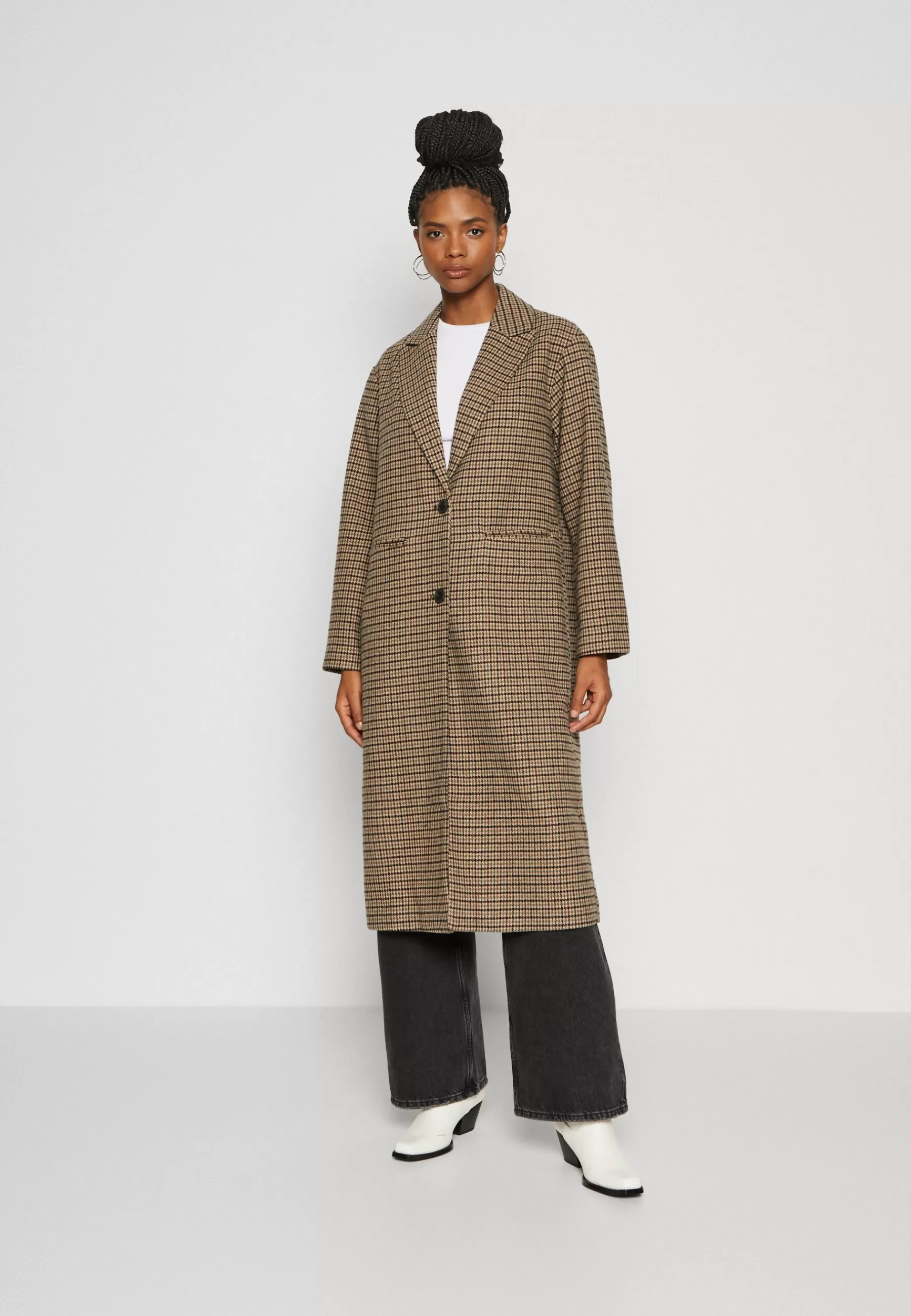 Onlalbertha Check Coat - Manteau Classique | ONLY Shop