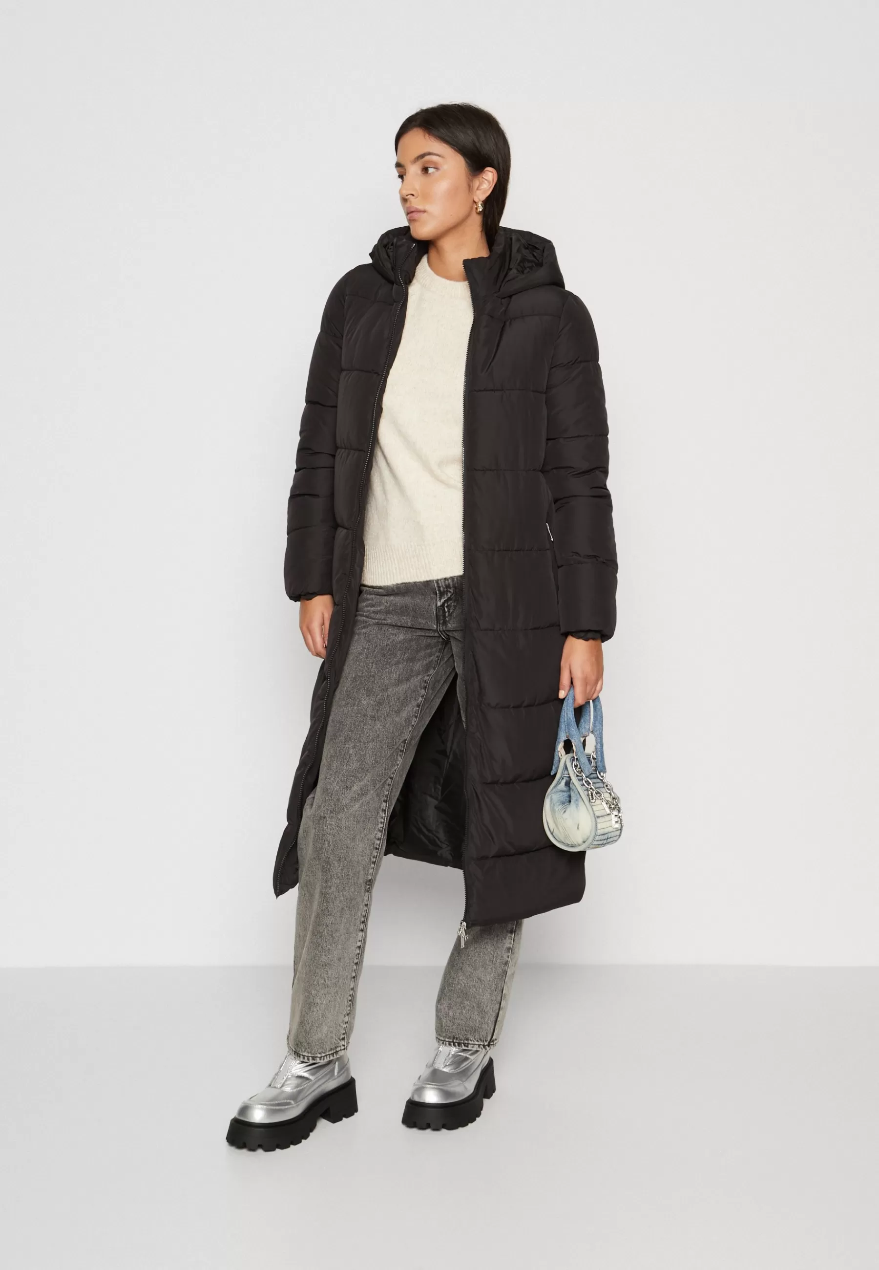 Femme ONLY Onlanna Long Hood Puffer Coat - Manteau D'Hiver