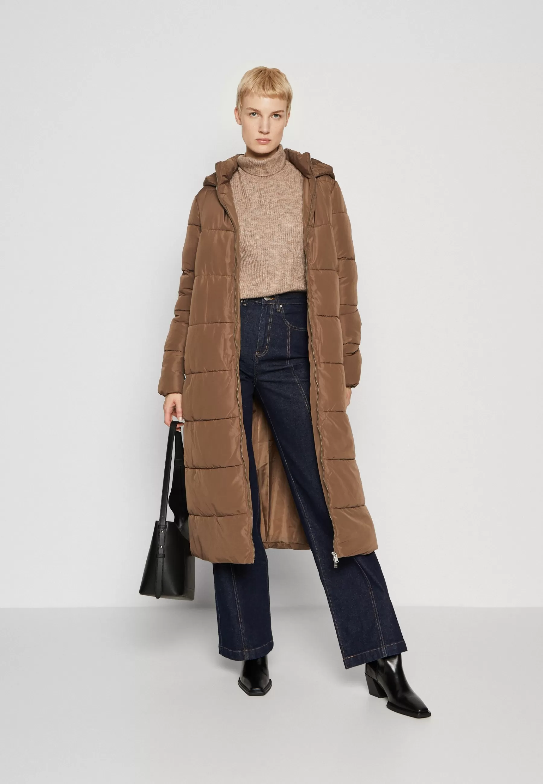 Femme ONLY Tall Onlanna Long Hood Puffer Coat - Manteau D'Hiver