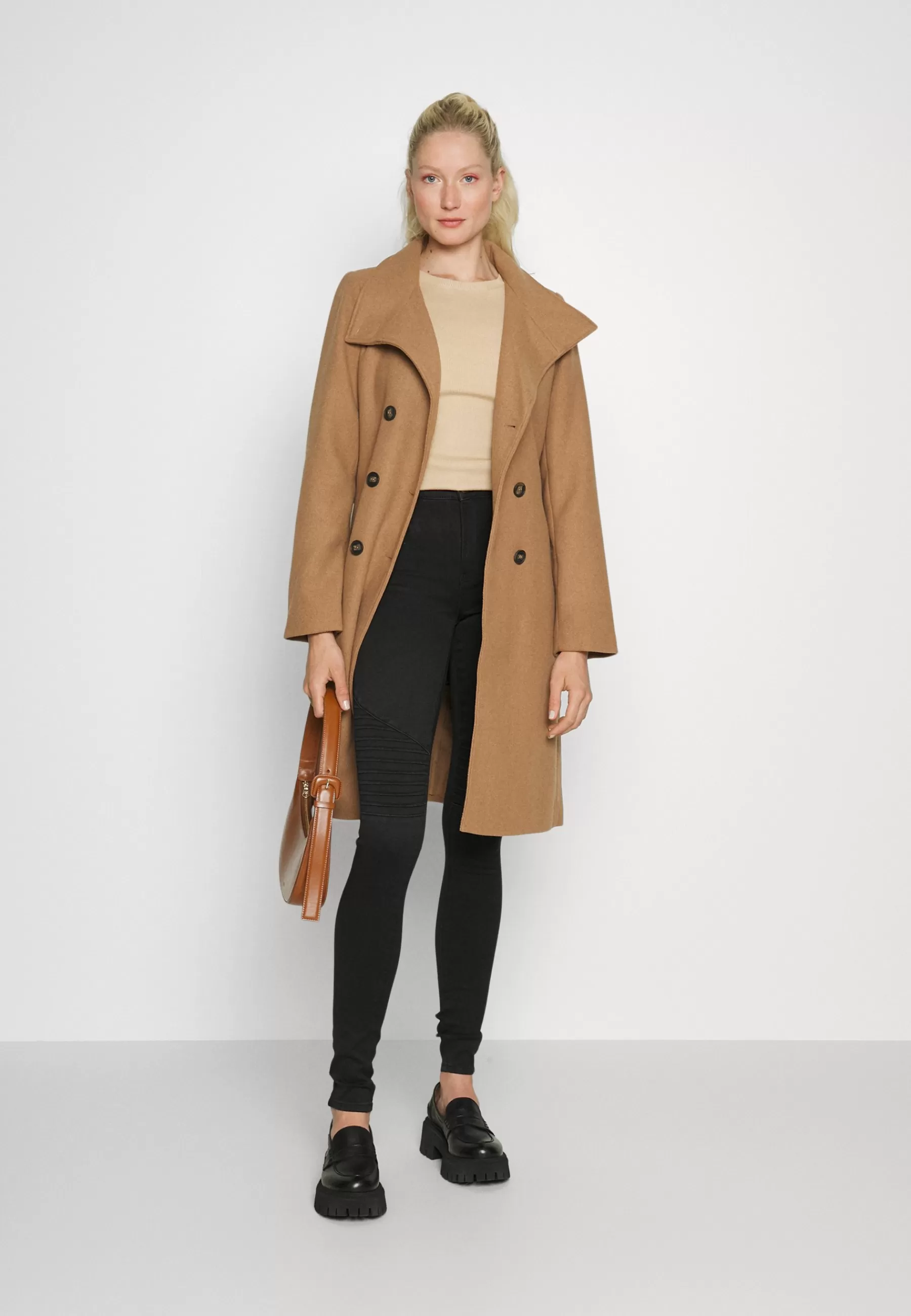 Onlmedina Belted Coat - Manteau Classique | ONLY Tall Clearance