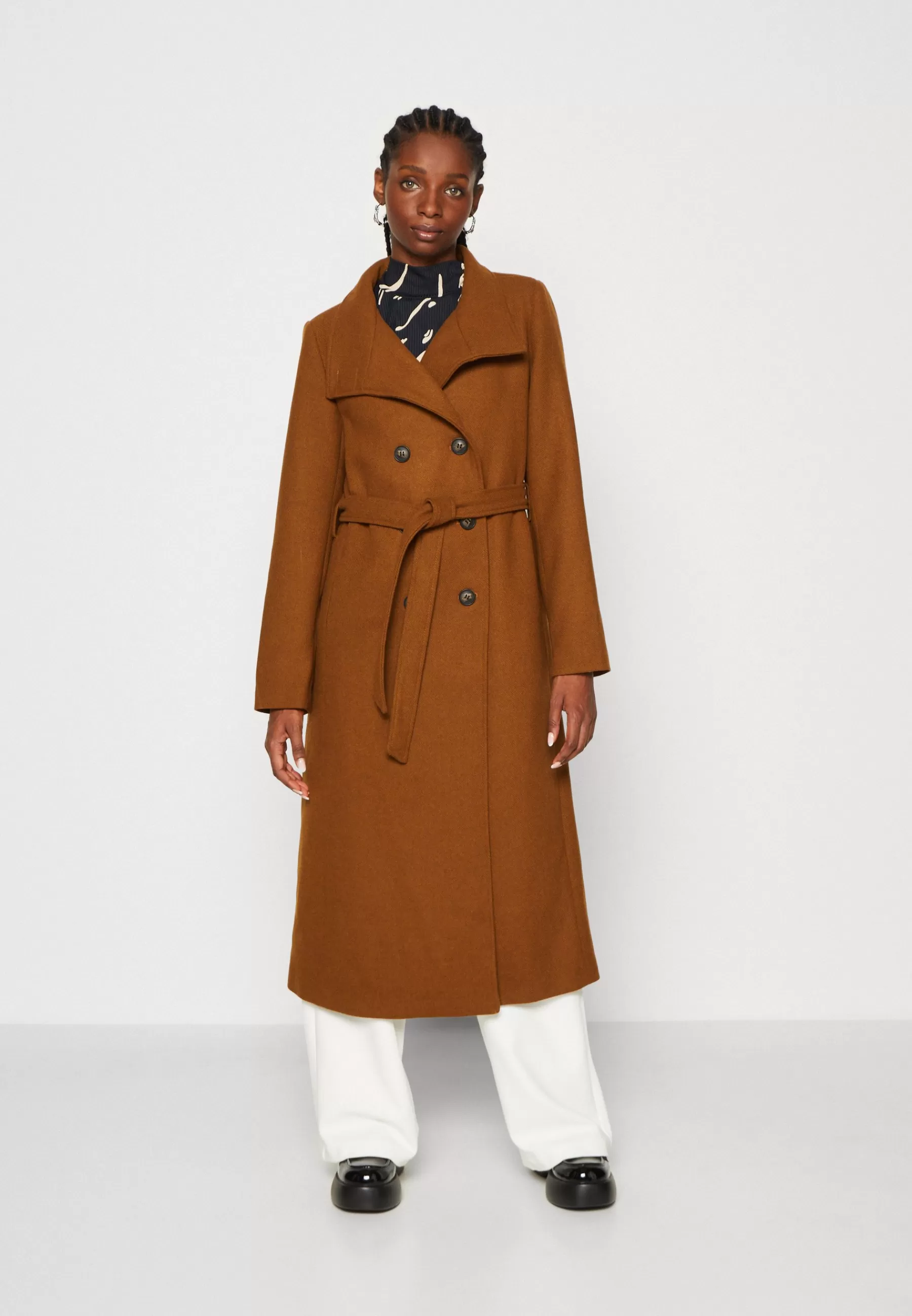 Onlmedina Long Belted Coat - Manteau Classique | ONLY Best Sale
