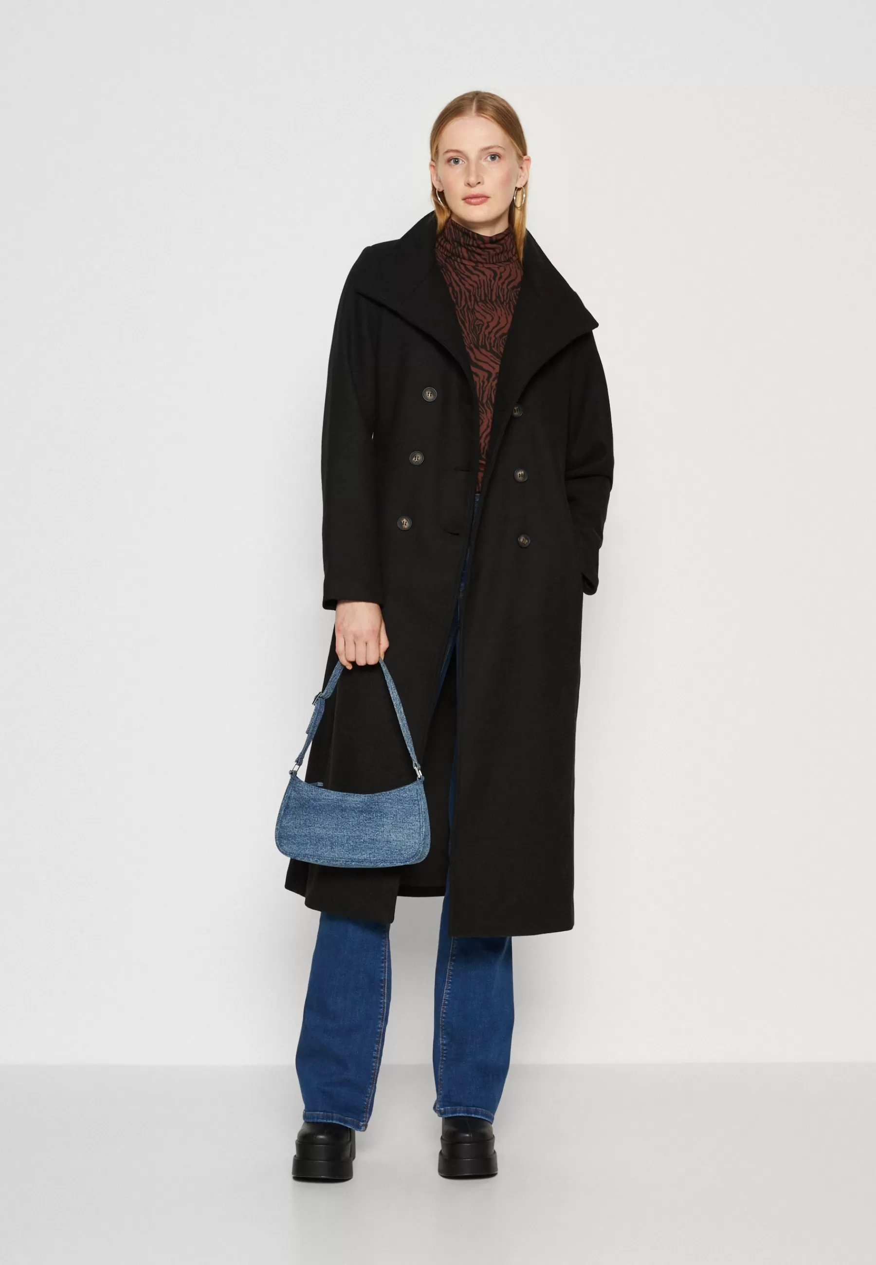 Onlmedina Long Belted Coat - Manteau Classique | ONLY Tall Cheap