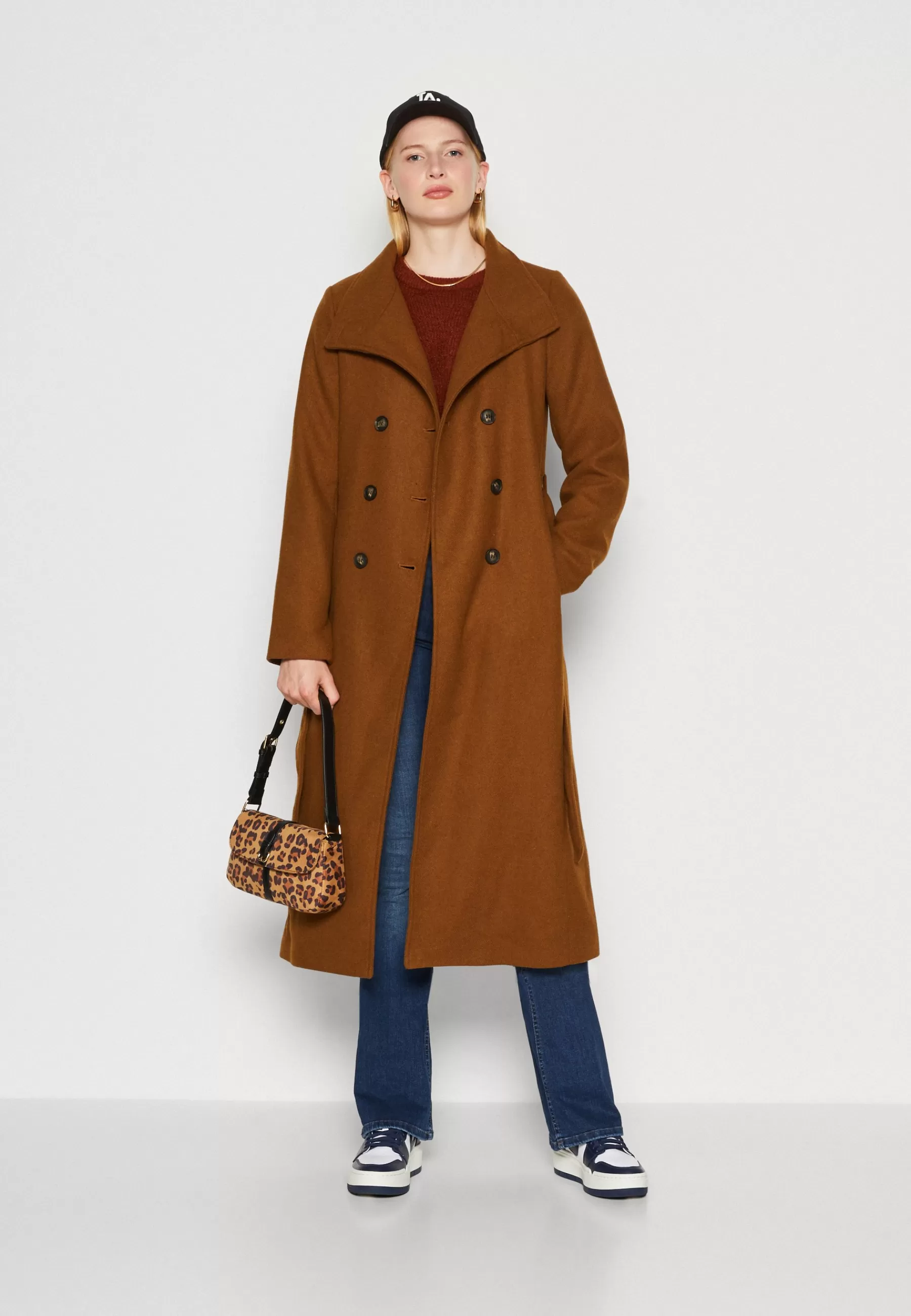 Onlmedina Long Belted Coat - Manteau Classique | ONLY Tall Cheap
