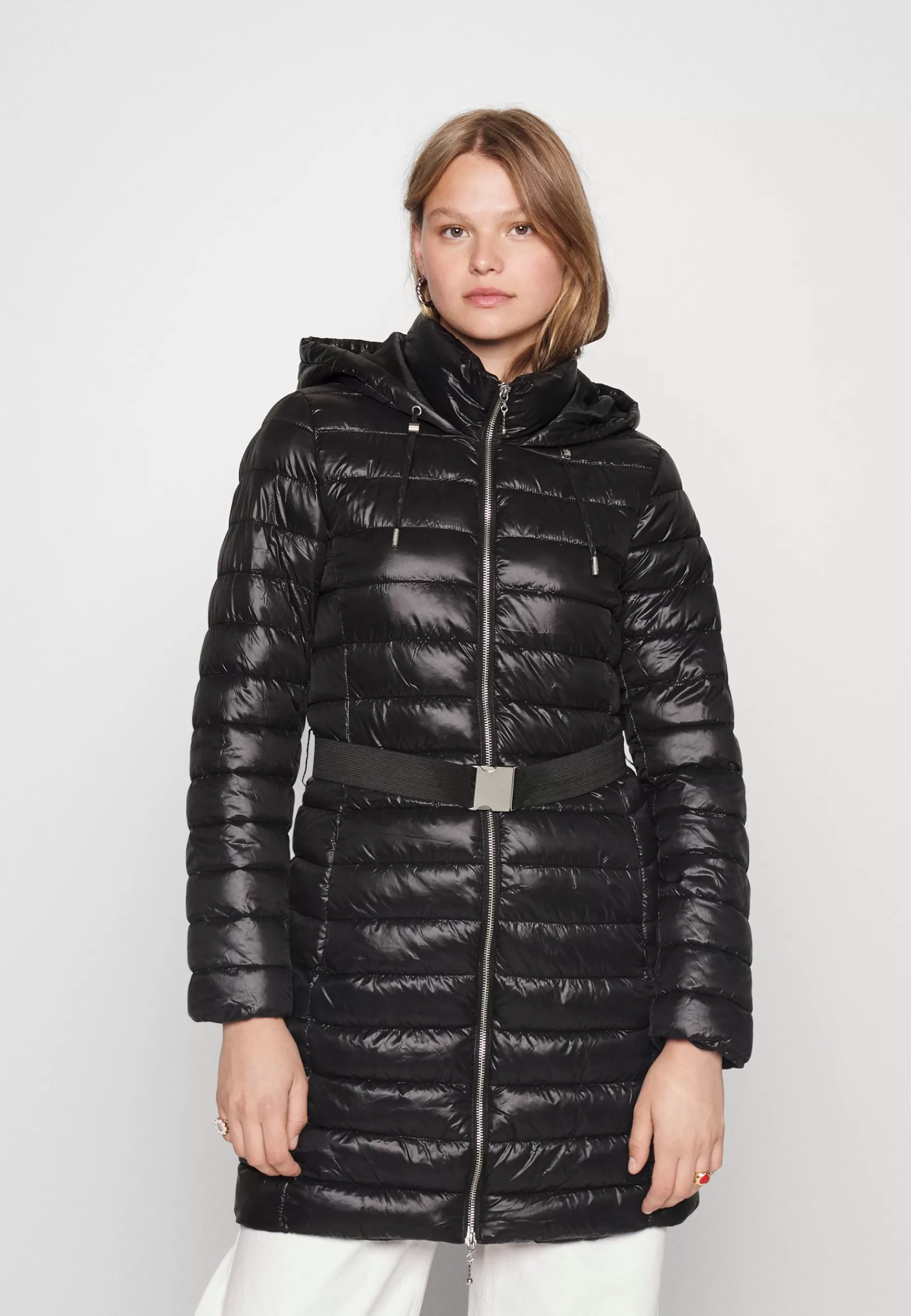 Femme ONLY Onlscarlett Quilted Belted Coat - Manteau D'Hiver