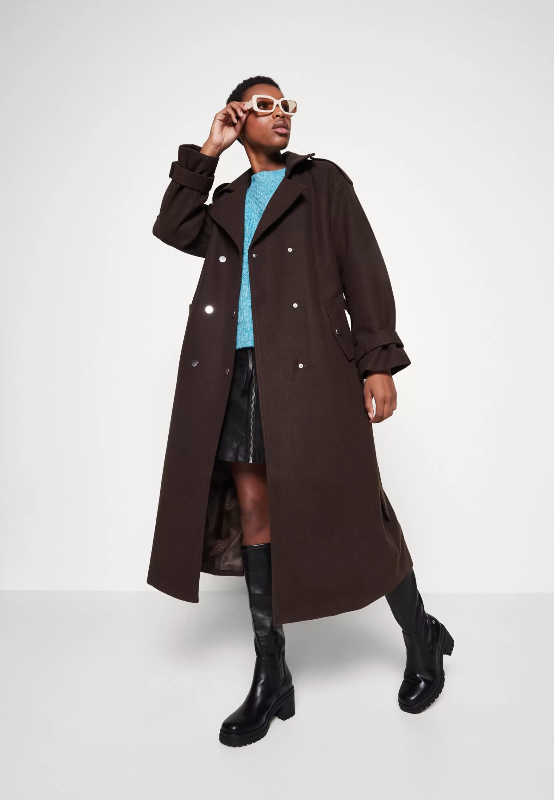 Femme ONLY Onlsepia Emma X-Long - Trench