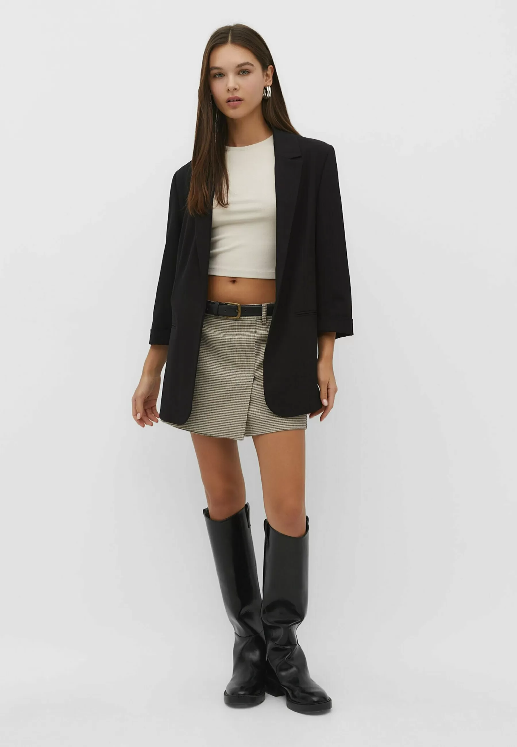 Open - Manteau Court | Stradivarius Online