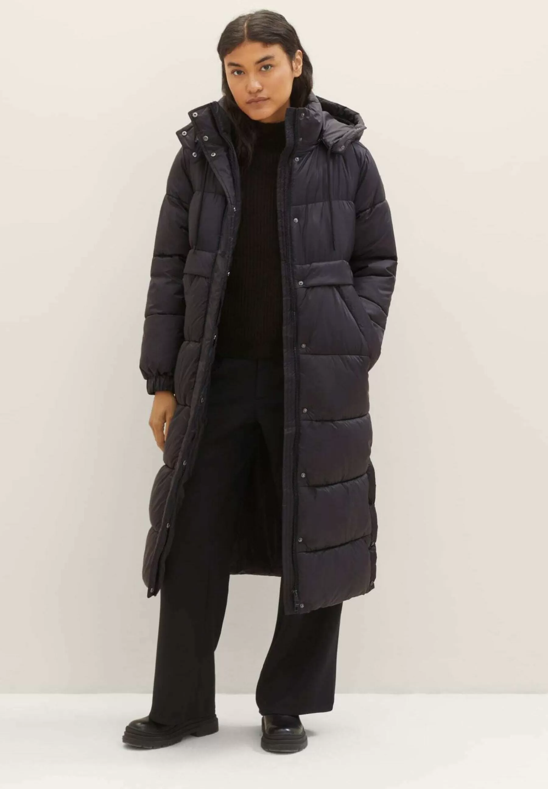 Femme TOM TAILOR DENIM Puffer Mit Kapuze - Manteau D'Hiver