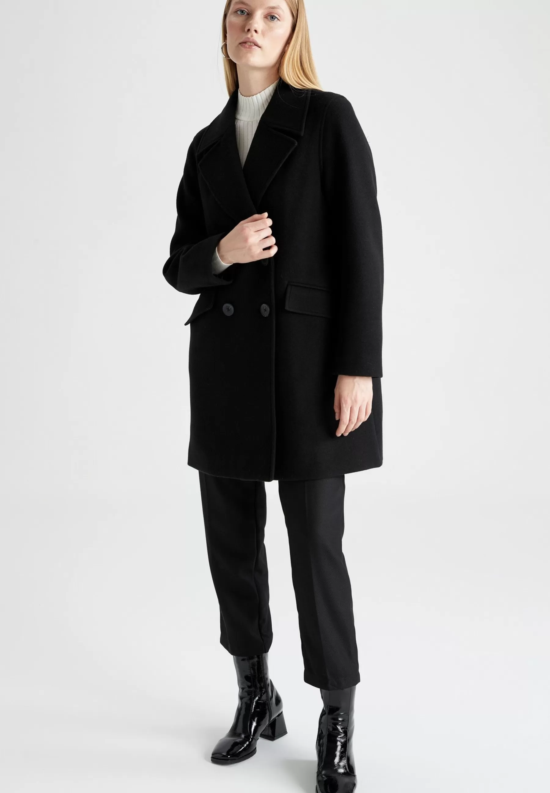 Regular Fit - Manteau Court | DeFacto Flash Sale