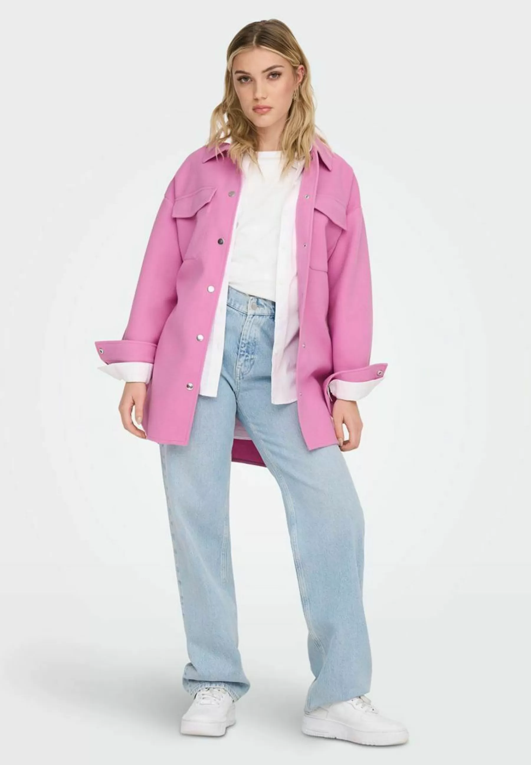 Femme ONLY Shacket Gurtel - Manteau Court