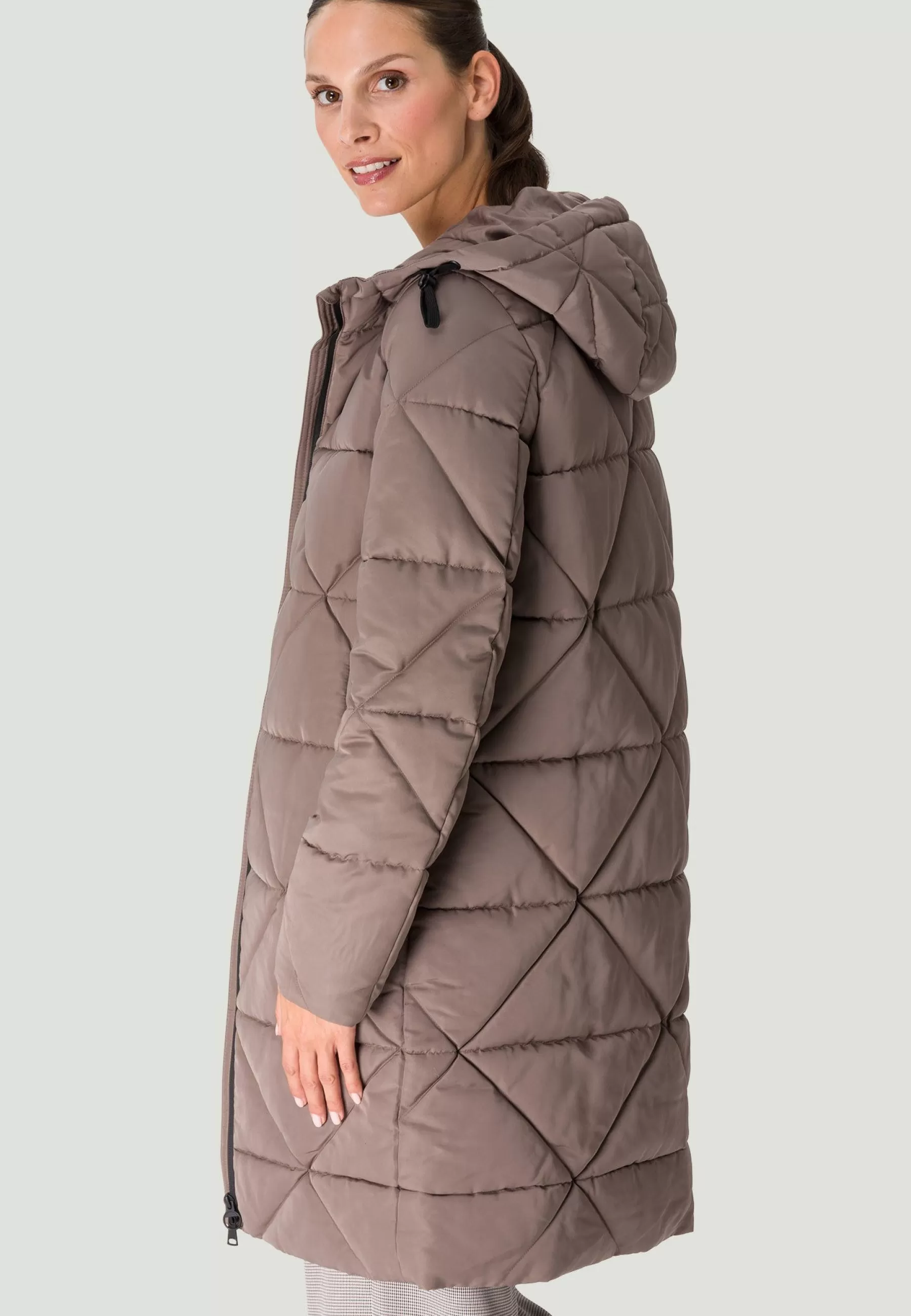 Femme zero Steppmit Kapuze - Manteau D'Hiver