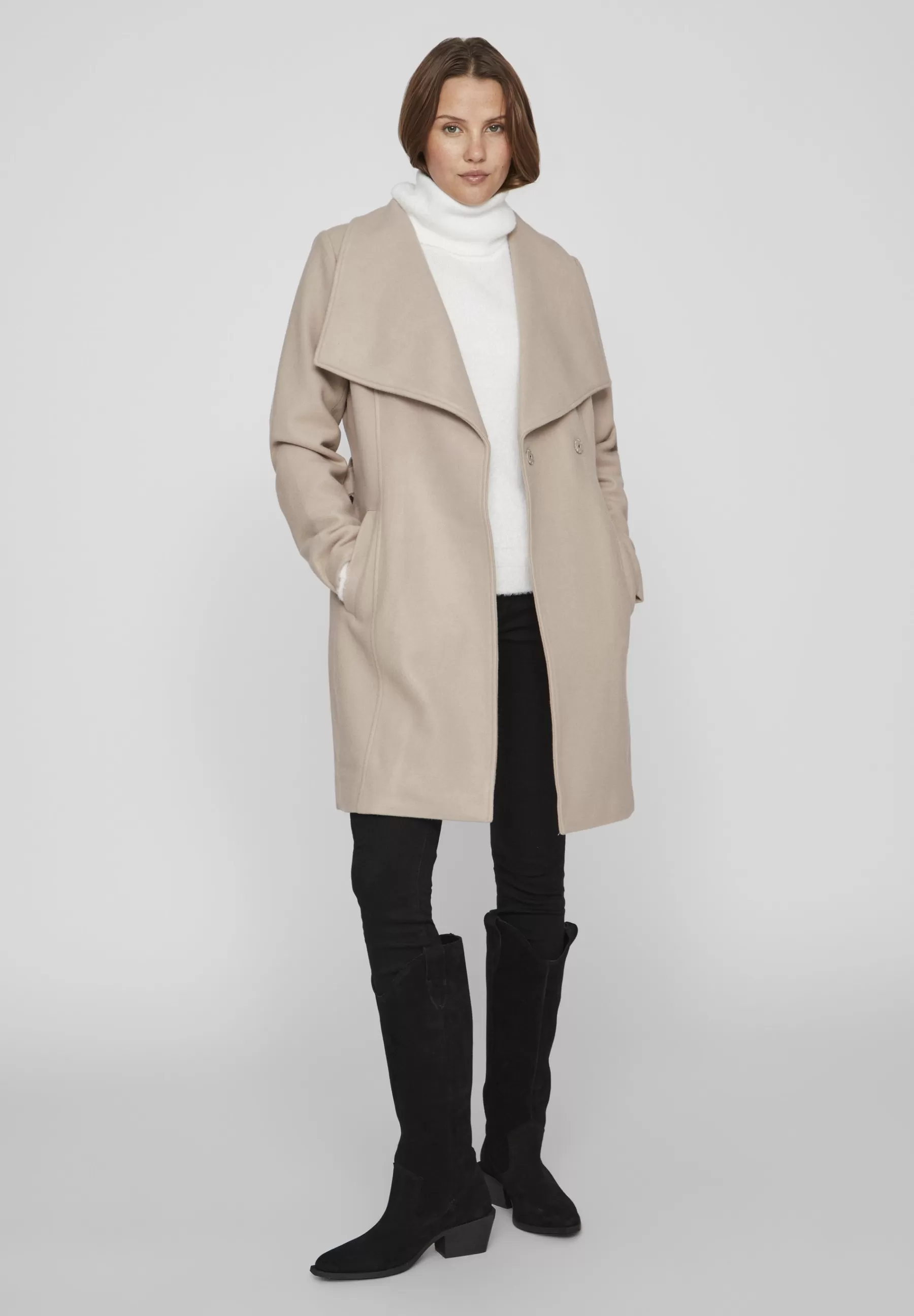 Taillengurtel - Manteau Court | VILA Outlet