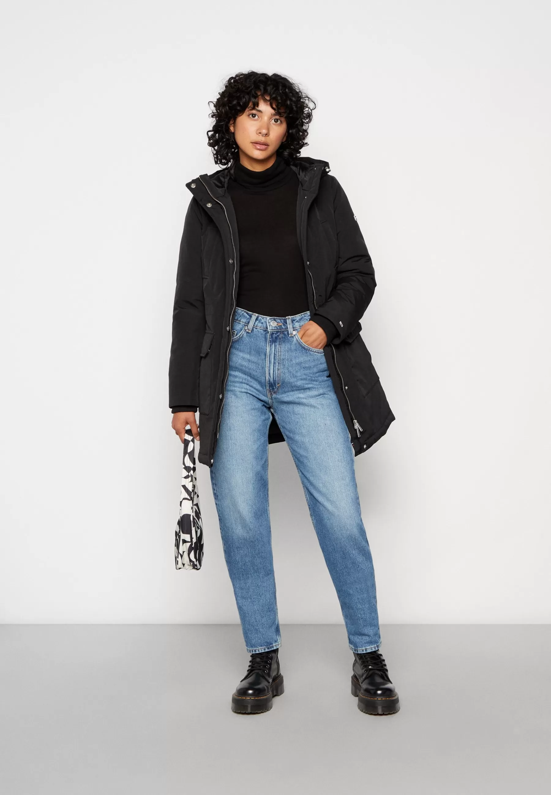 Femme Tommy Jeans Technical Parka - Doudoune