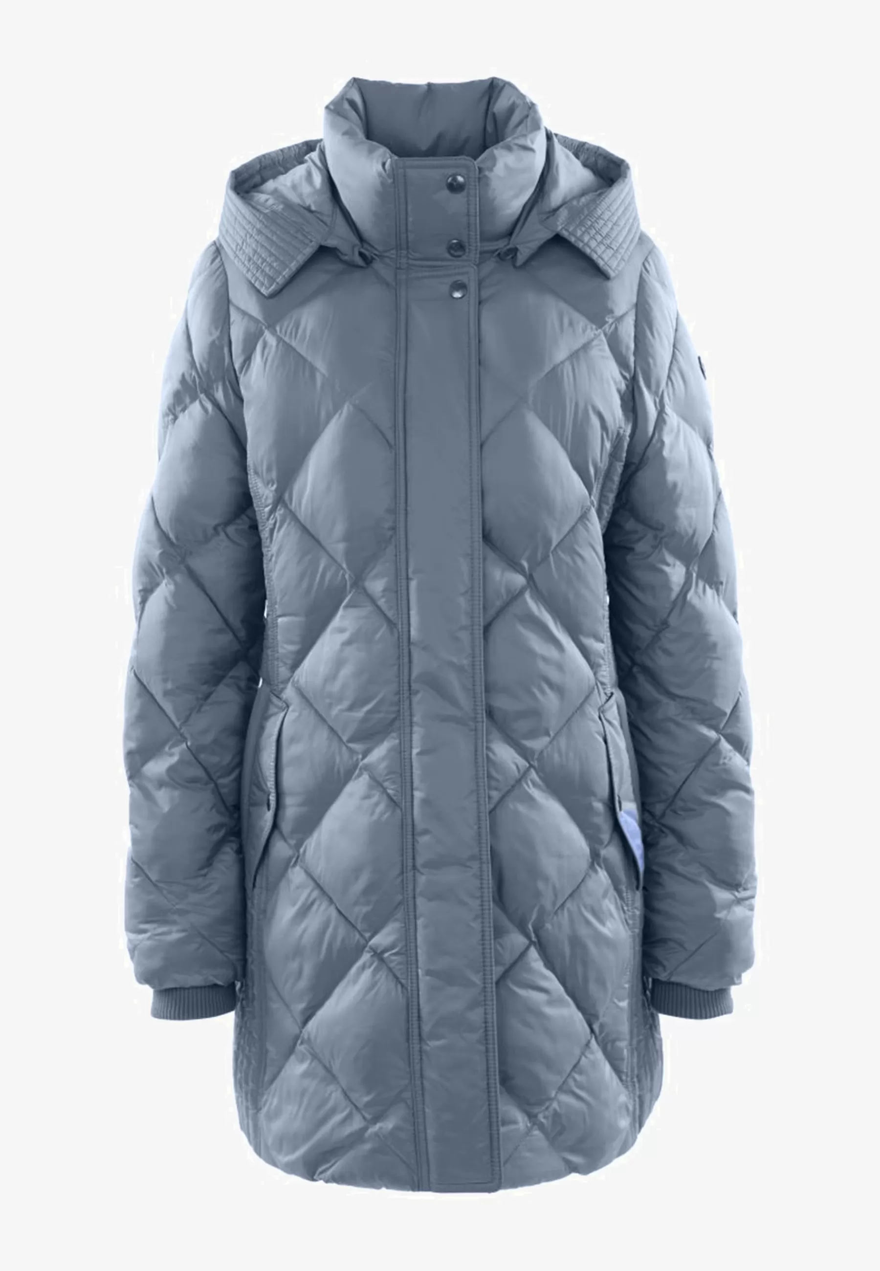 Femme FUCHS SCHMITT Thermore Mit Abnehmbarer Kapuze Diamantsteppung Und Pattentaschen - Manteau D'Hiver