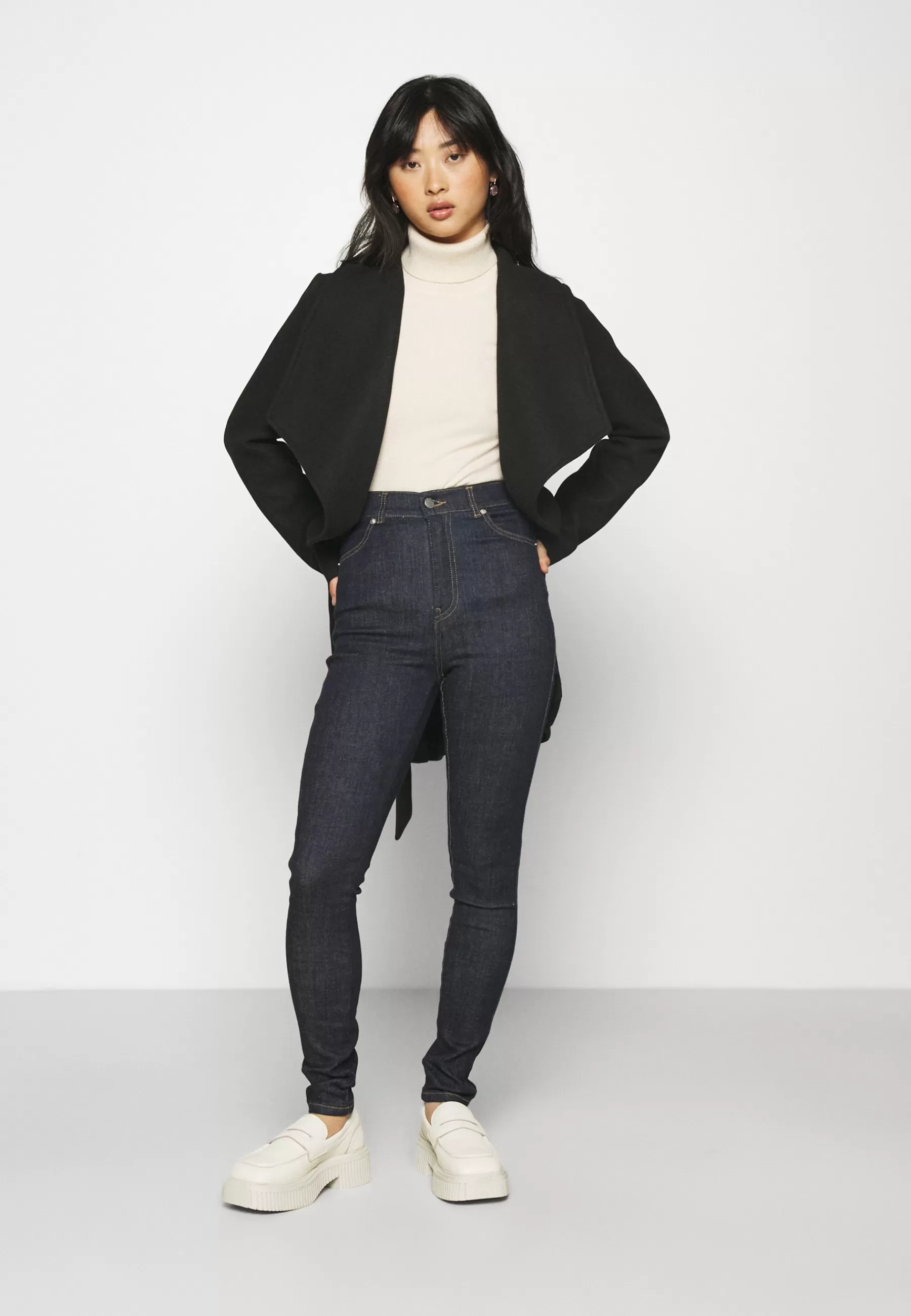 Vicooley Collar Belt - Manteau Classique | VILA Petite Hot
