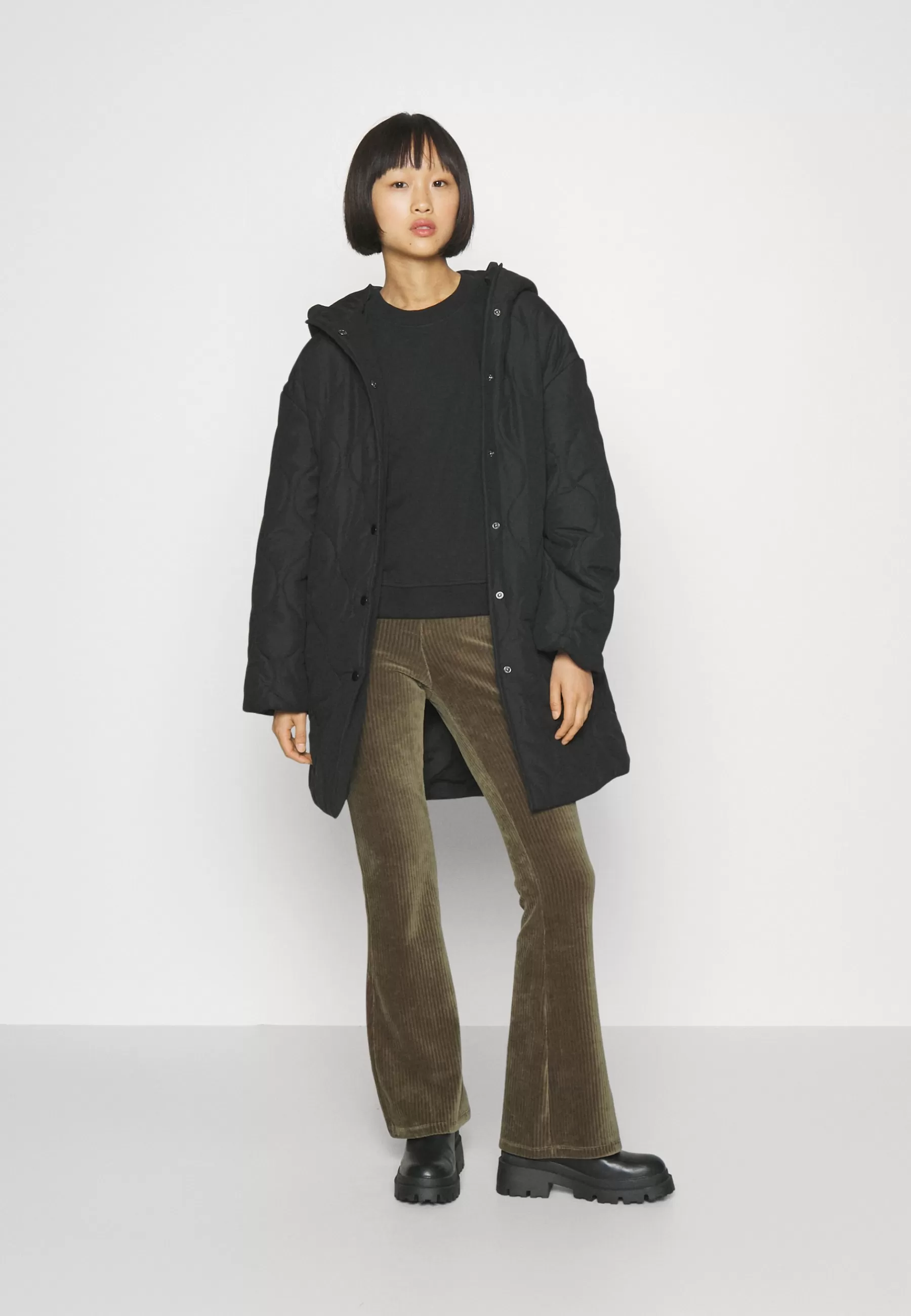 Vithora Belted Coat - Manteau Court | VILA Petite Cheap