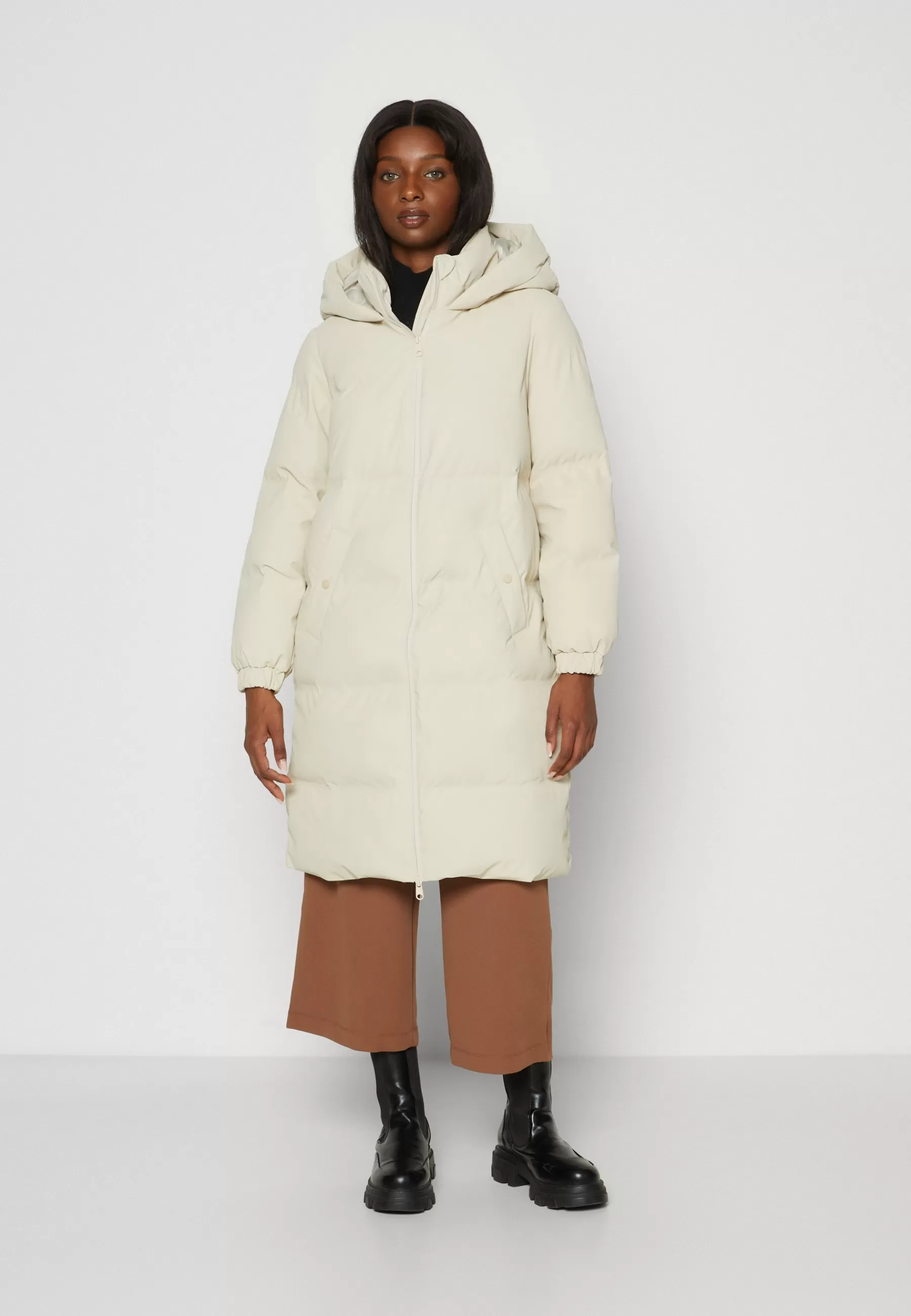Femme Vero Moda Petite Vmnoe Long Coated Coat - Manteau D'Hiver
